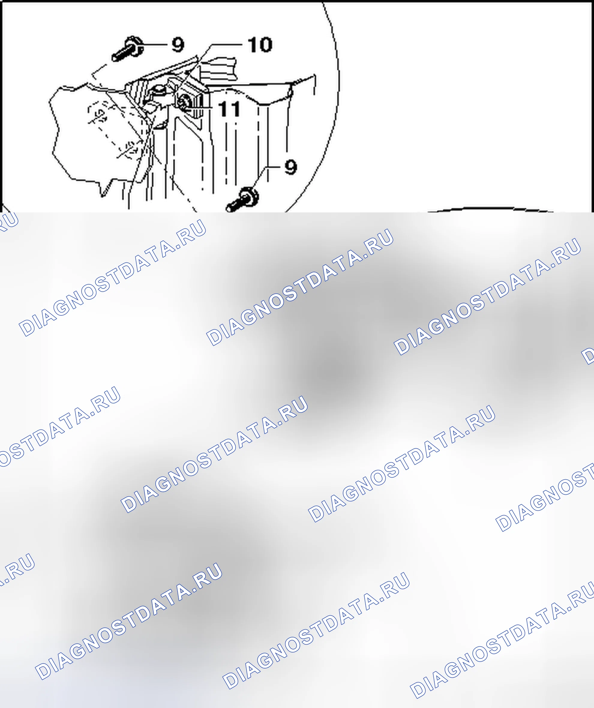 Рис. 74: ДВЕРЬ, РЕГУЛИРОВКА. Volkswagen Eos I