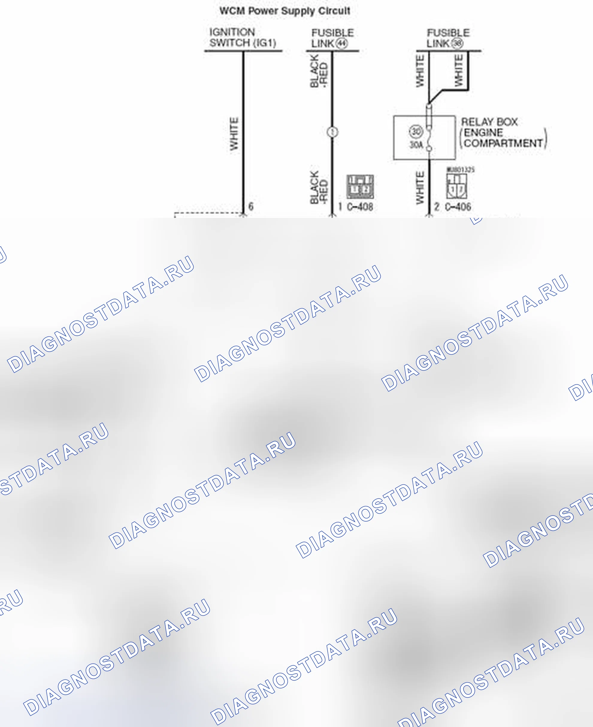 Рис. 291: расшифровка кода ошибки B2101: Ig Sw start pos.ccircuit низкий (низкий уровень сигнала запуска ПО IG); DTS B2102: IG Swt start post.circuite высокий (высокий уровень сигнала пуска ПО ИГ). Mercedes-Benz CLA-класс C117/X117 рестайлинг