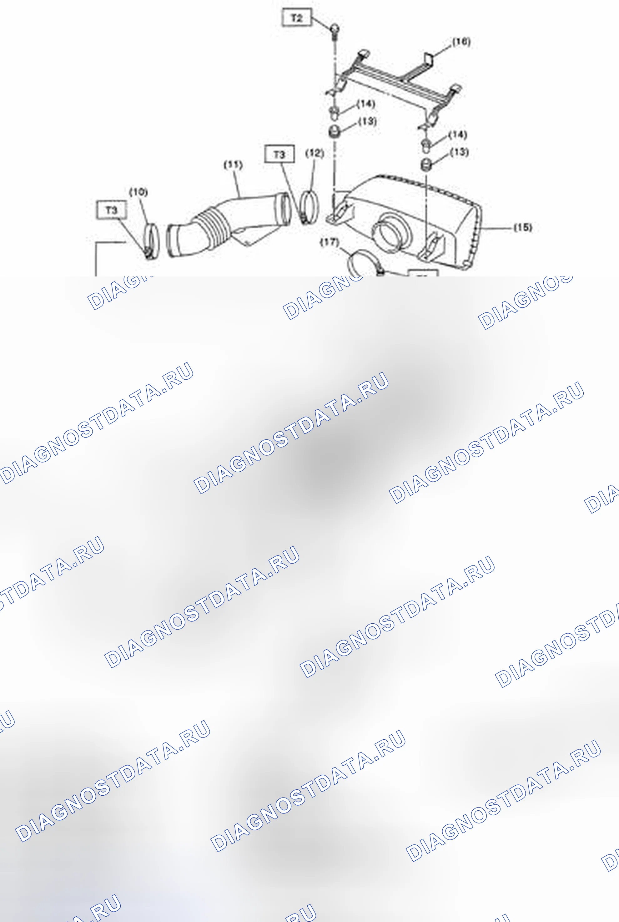 Рис. 199: КОМПОНЕНТ. Subaru Tribeca WX рестайлинг