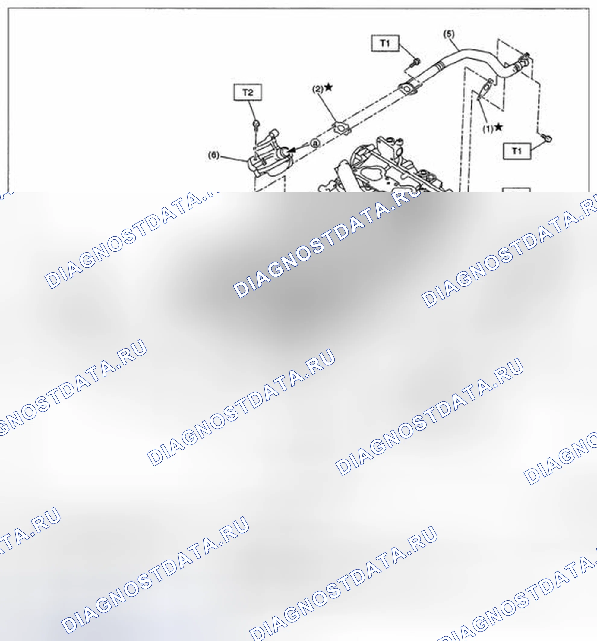 Рис. 59: КОМБИНИРОВАННЫЙ КЛАПАН ВТОРИЧНОГО ВОЗДУХА. Subaru Impreza GH