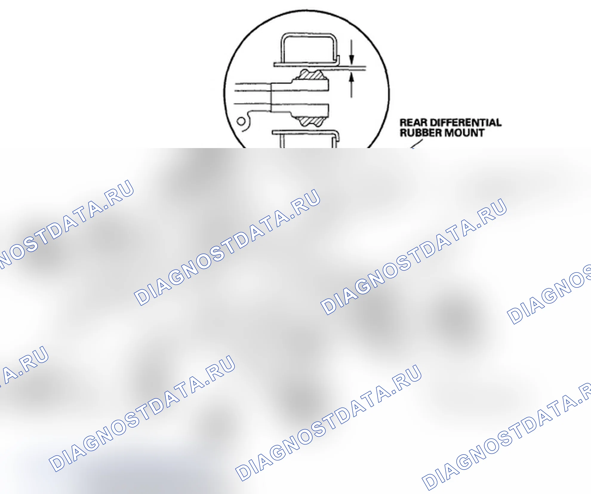 Рис. 148: Замена крепления заднего дифференциала. Acura RL II рестайлинг