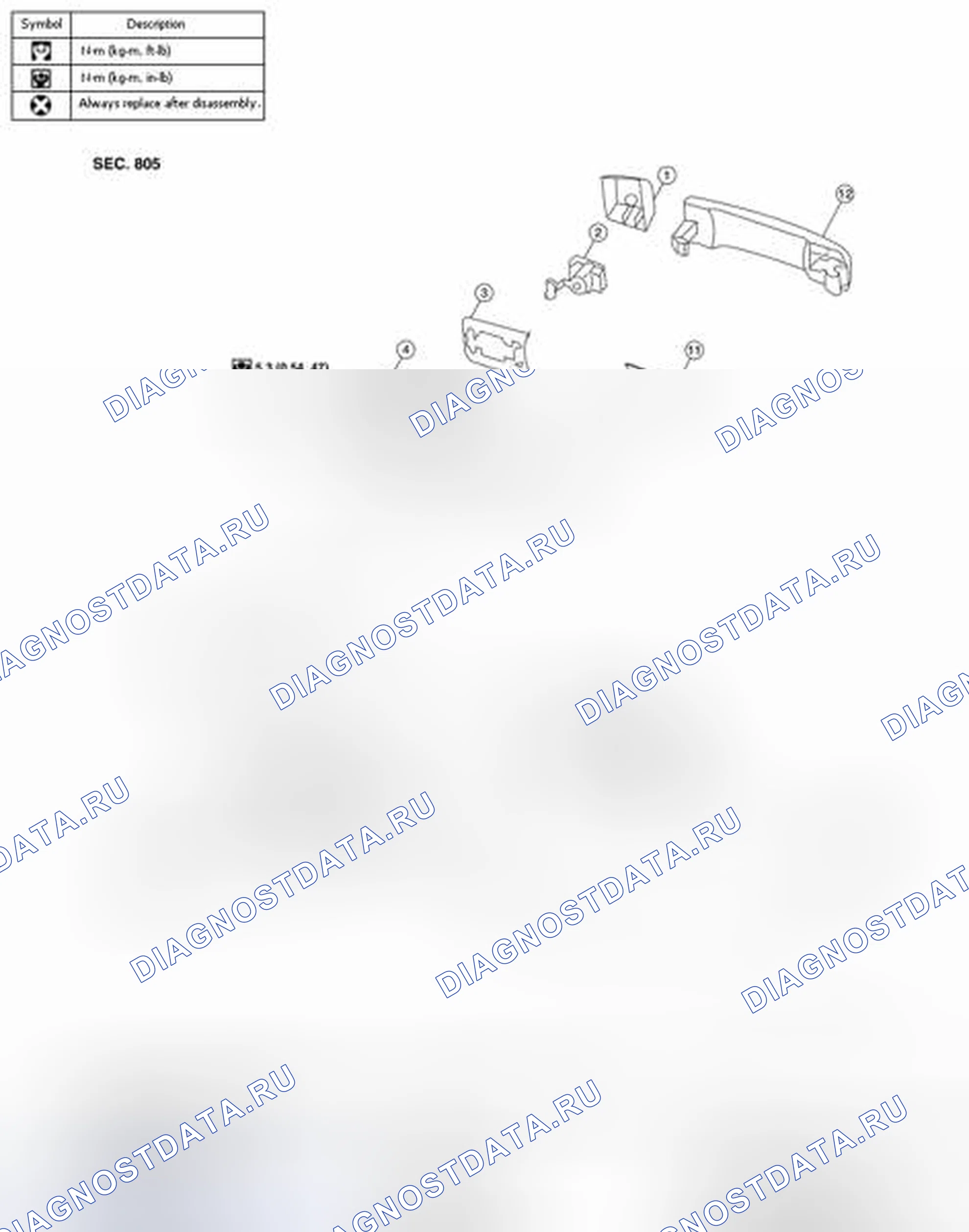 Рис. 122: Структура компонентов. Honda Today I