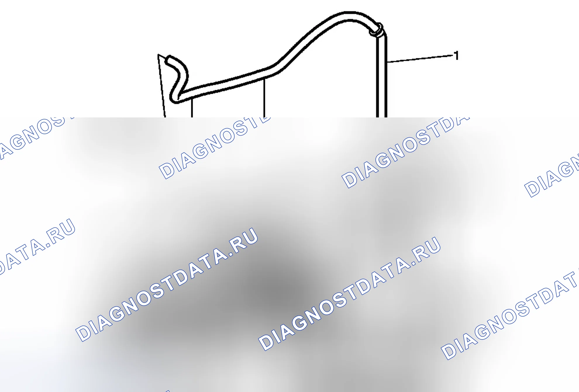 Рис. 5: Замена переливного шланга радиатора (LS3, L99). Chevrolet Camaro V