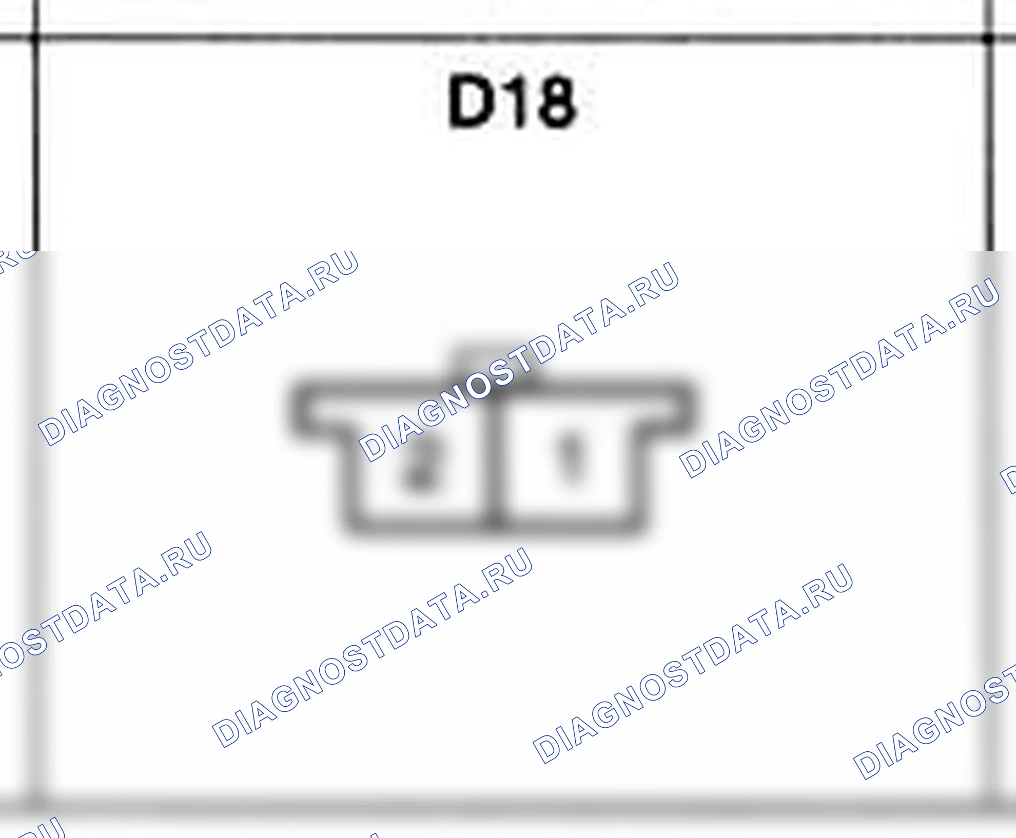 Распиновка разъёма D18 — дверного жгута. Hyundai Accent LC