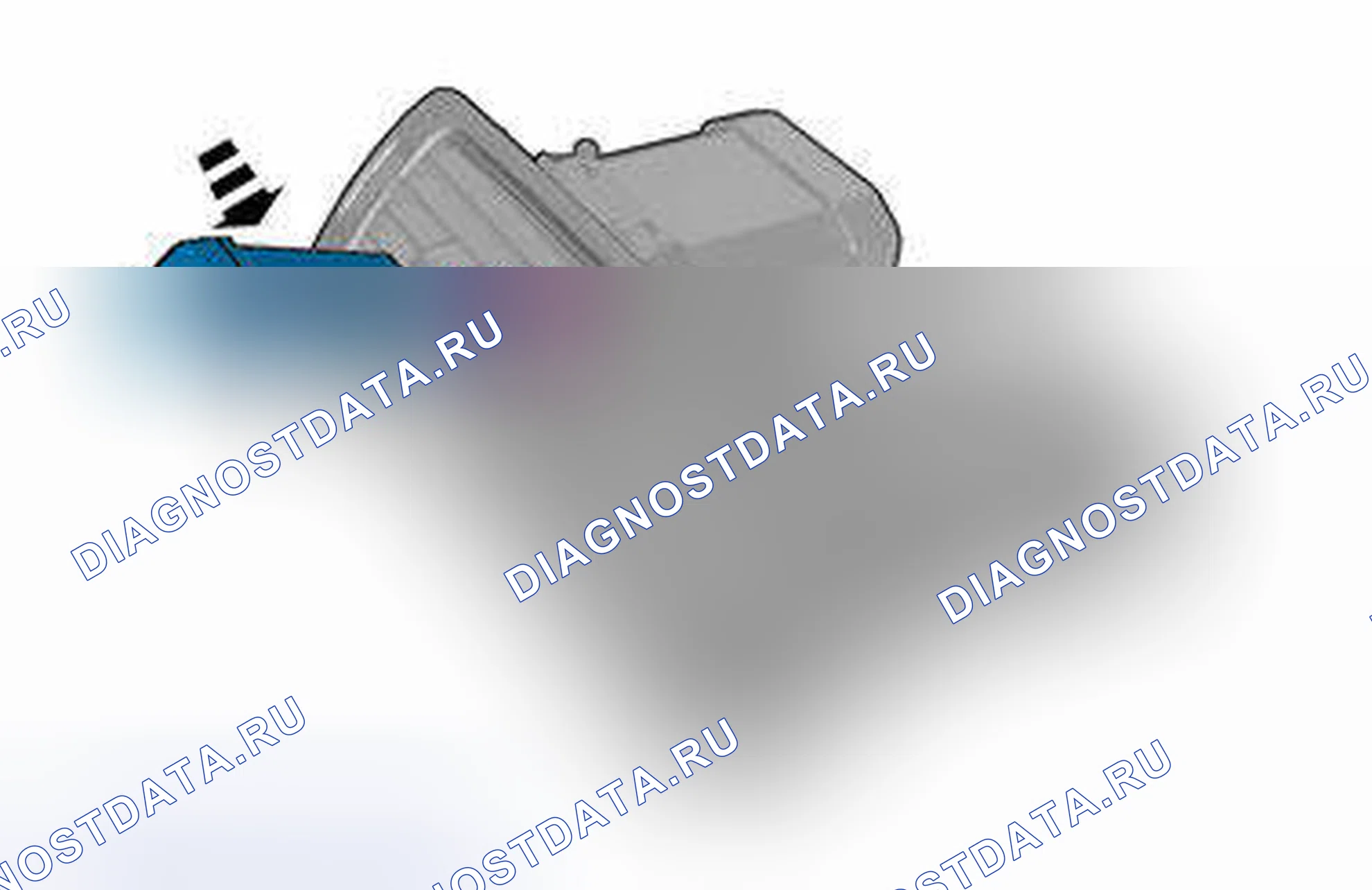 Рис. 89: ДЕМОНТАЖ. Volvo V50 I