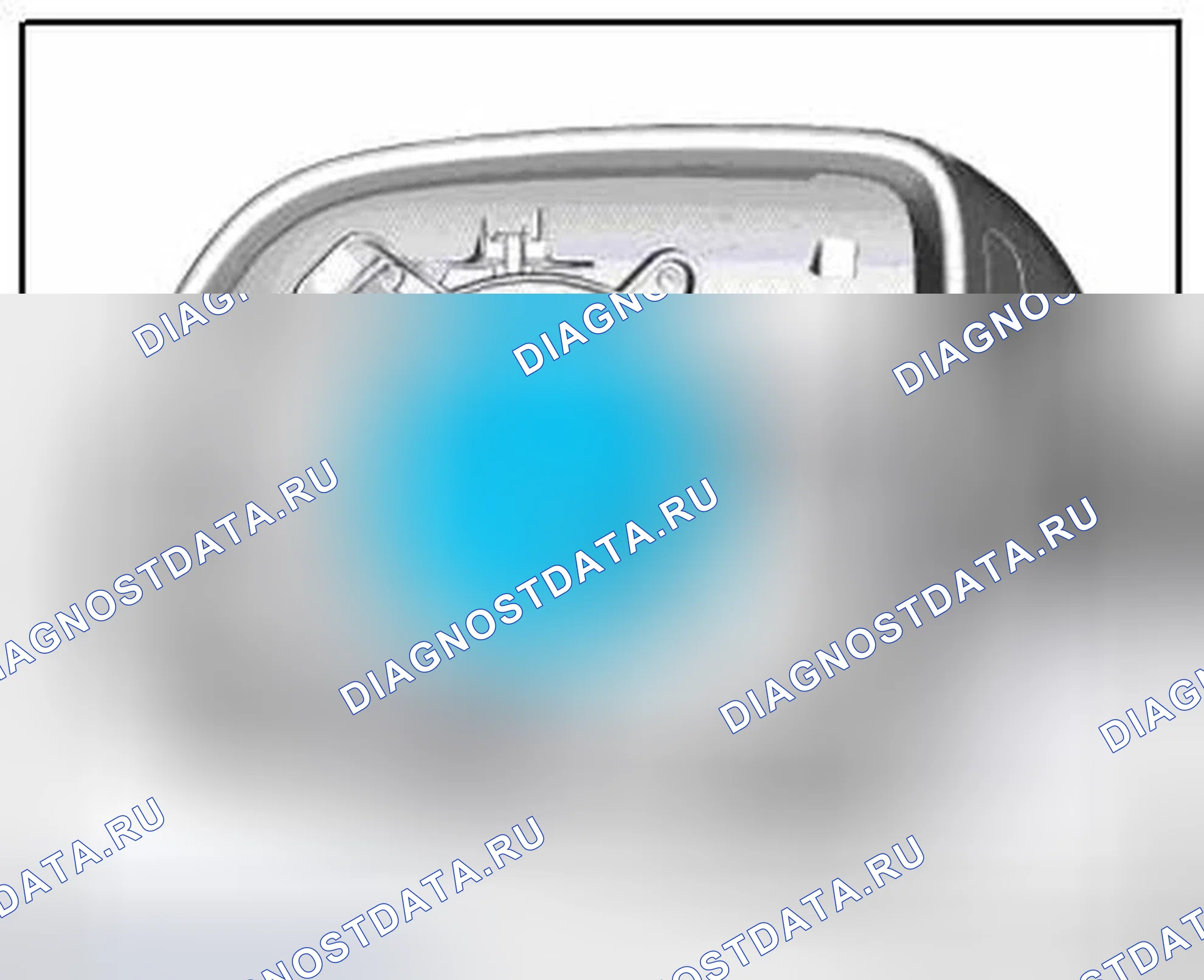 Рис. 33: БЛОК РЕГУЛИРОВКИ ЗЕРКАЛА. Audi Q5 I