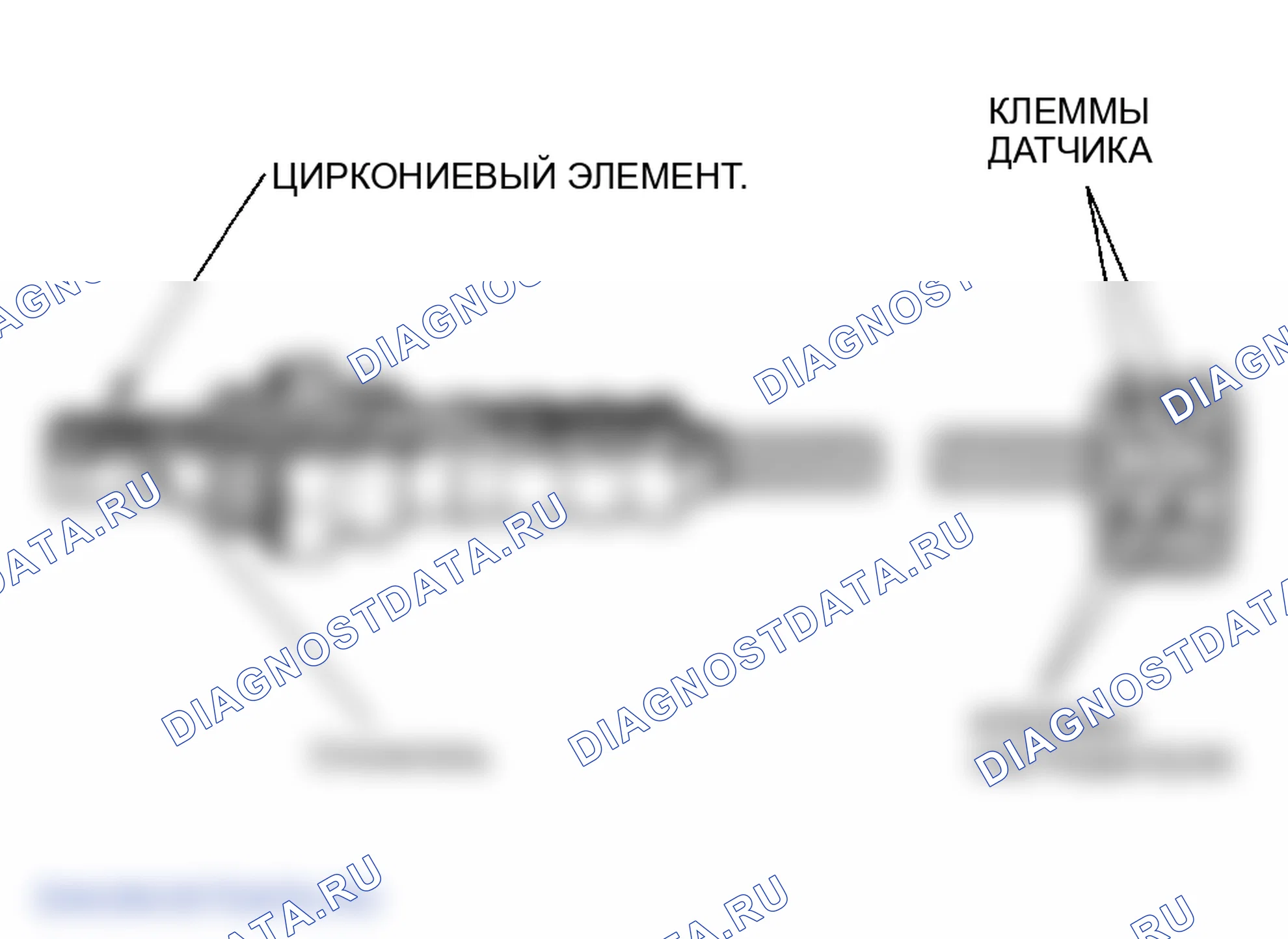Рис. 29: Датчик вторичного нагретого кислорода (вторичный подогреваемый кислородный датчик). Honda Ridgeline I