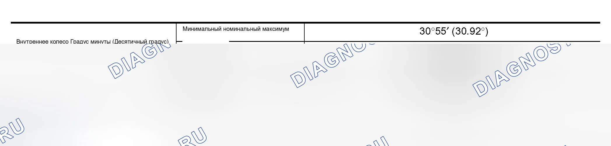 Рис. 71: Угол поворота руля. Infiniti M45 II