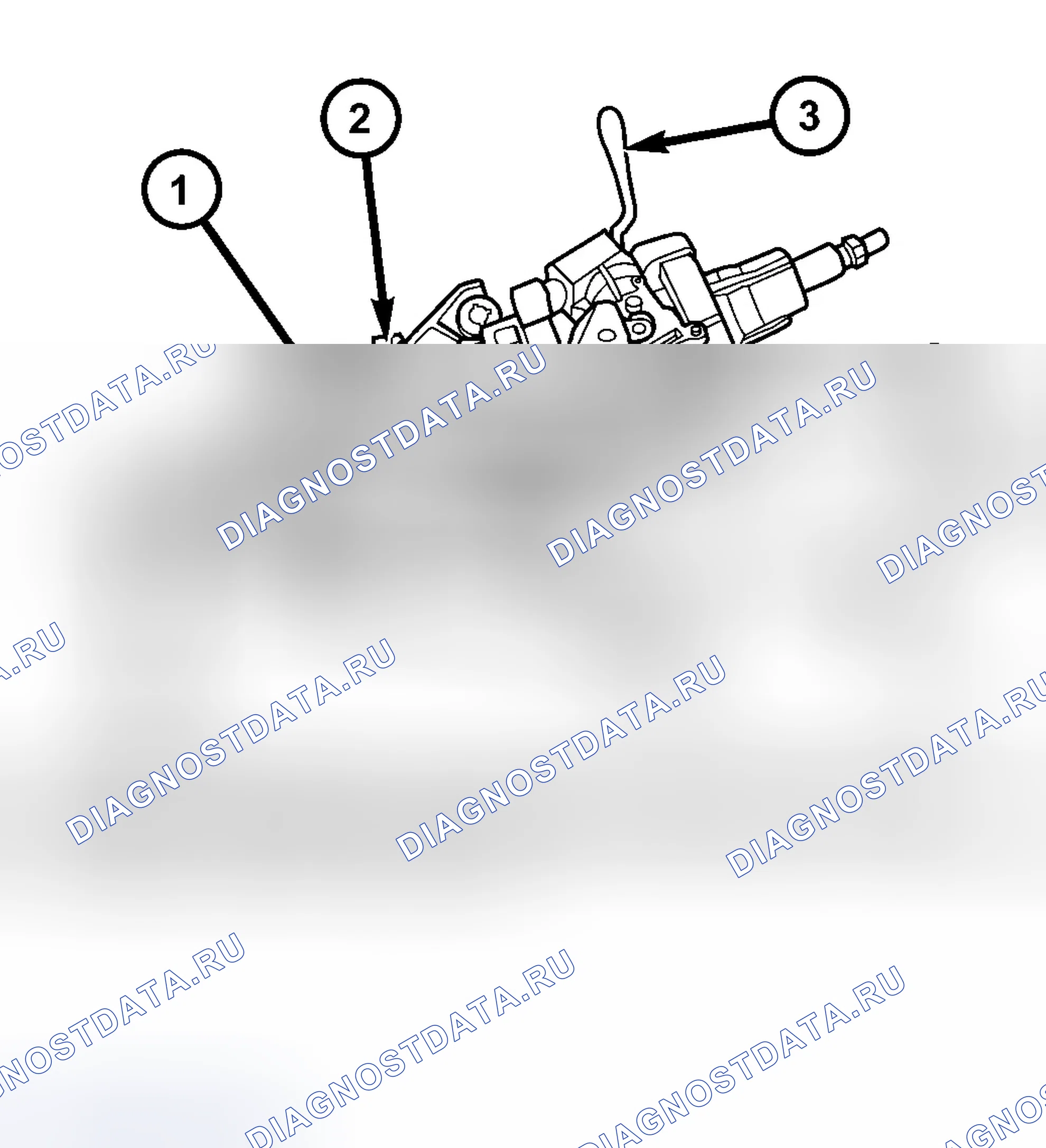 Рис. 1: ОПИСАНИЕ РУЛЕВОЙ КОЛОНКИ. Dodge Grand Caravan IV