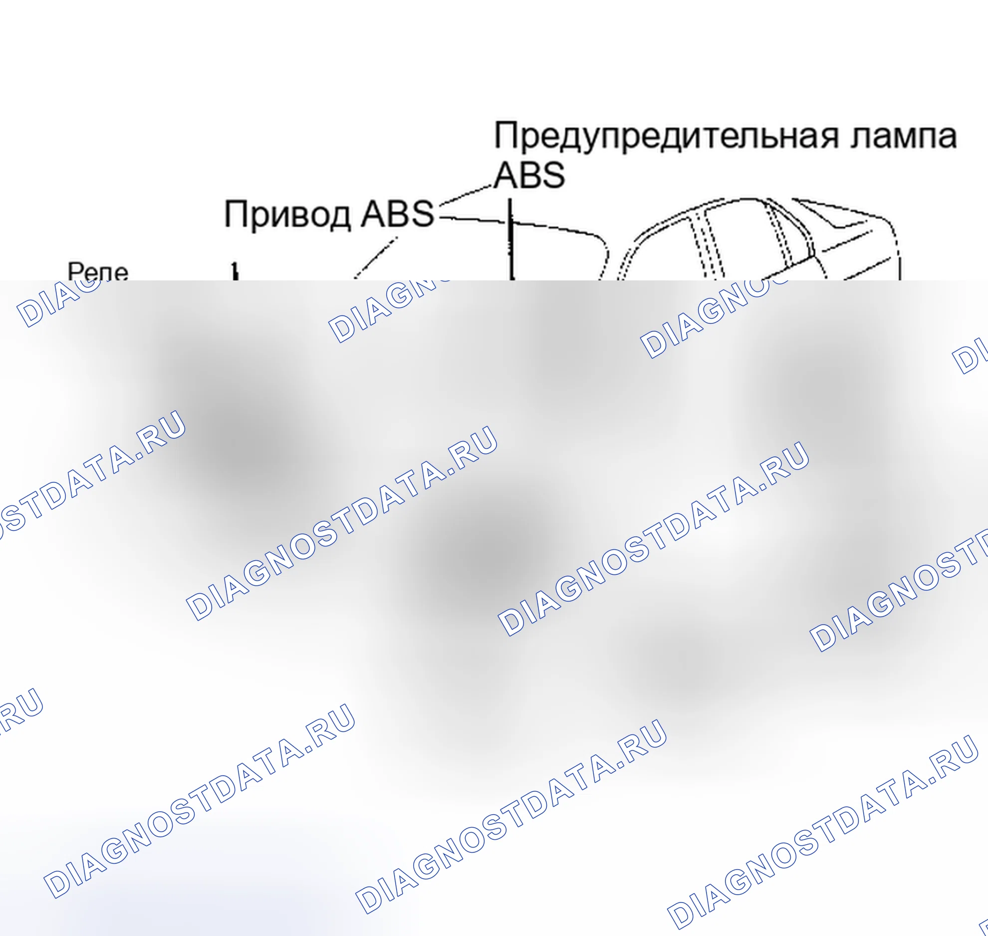 Рис. 1: ОПИСАНИЕ антиблокировочной системы и антипробуксовки (abs/tcs). Toyota Paseo L40