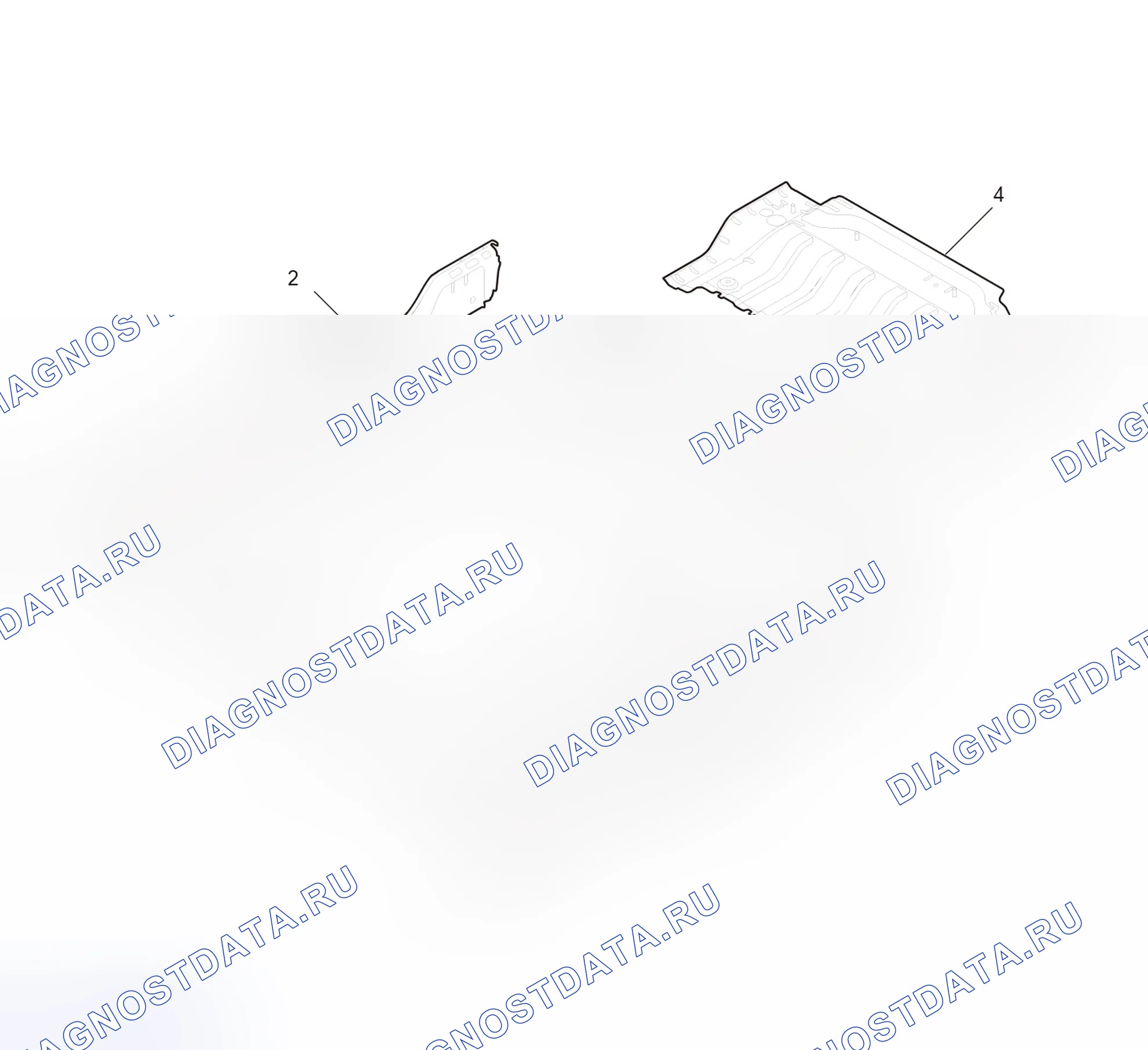 Панель пола — Great Wall Wingle-5-Cng. Great-Wall Wingle 5 CNG I