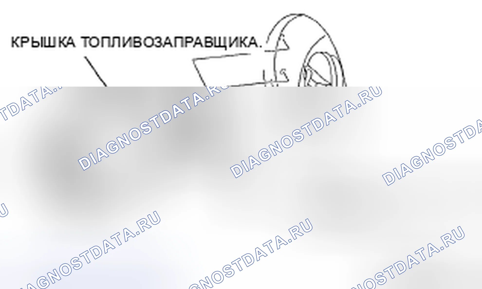 Рис. 2: СНЯТИЕ / УСТАНОВКА КРЫШКИ ТОПЛИВОЗАПРАВЩИКА. Mazda CX-9 I рестайлинг