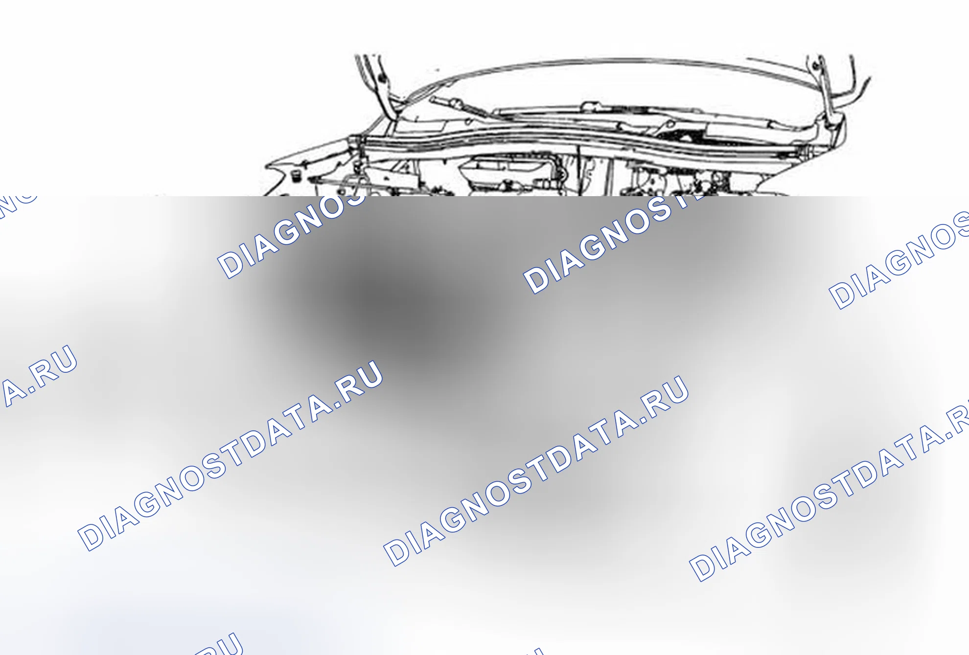 Рис. 9: Замена верхней ударной планки переднего бампера. Buick Encore I