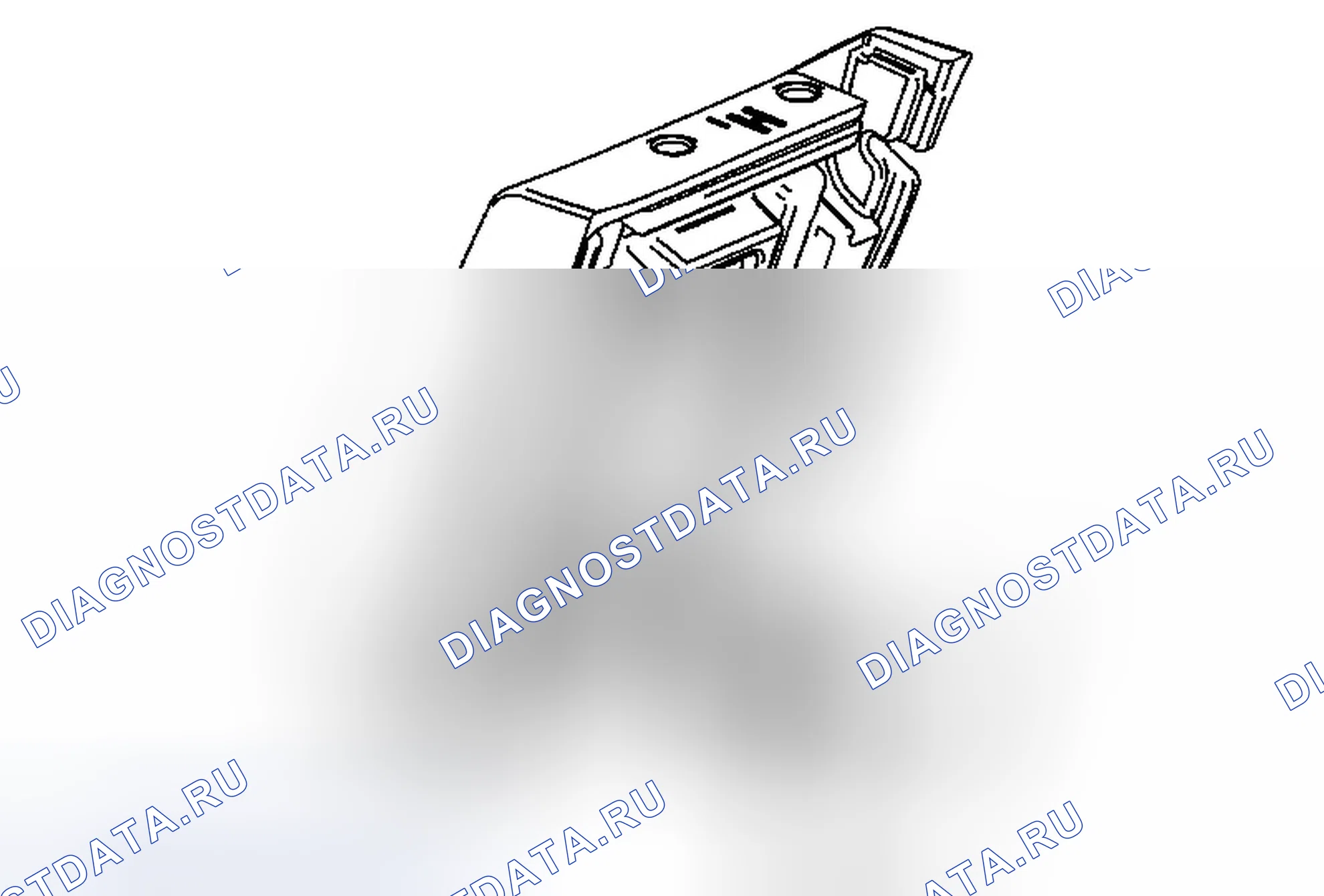 Рис. 51: Замена модуля управления отопителем заднего сиденья. Chevrolet Malibu VIII рестайлинг