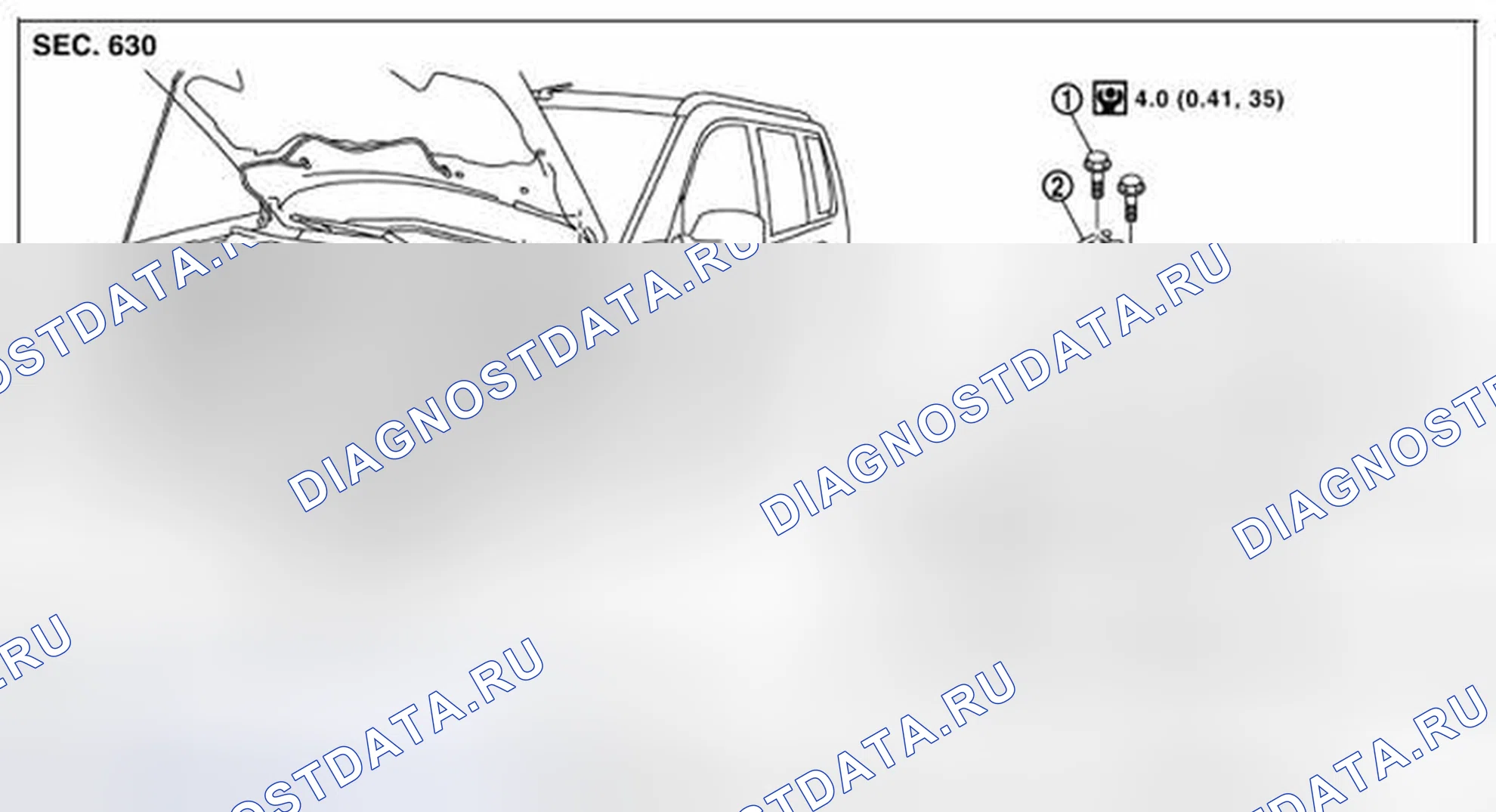 Рис. 39: Демонтаж и монтаж. Nissan X-Trail I