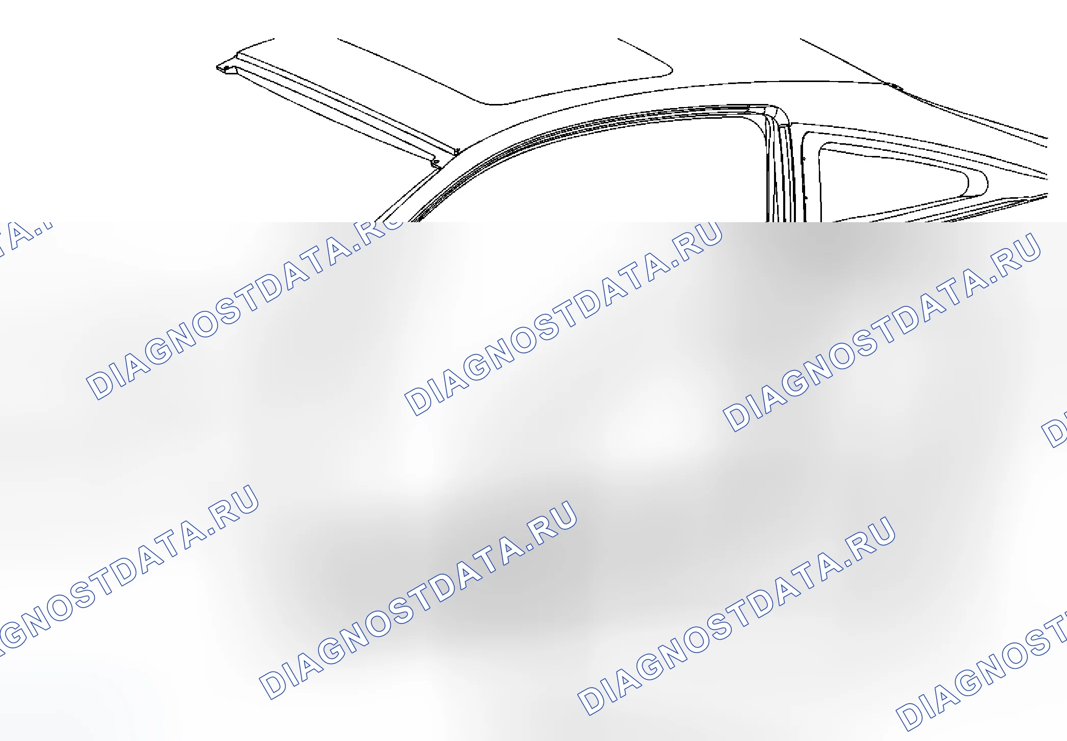 Рис. 59: Замена Weatherstrip - открывание двери (купе). Chevrolet Cobalt I