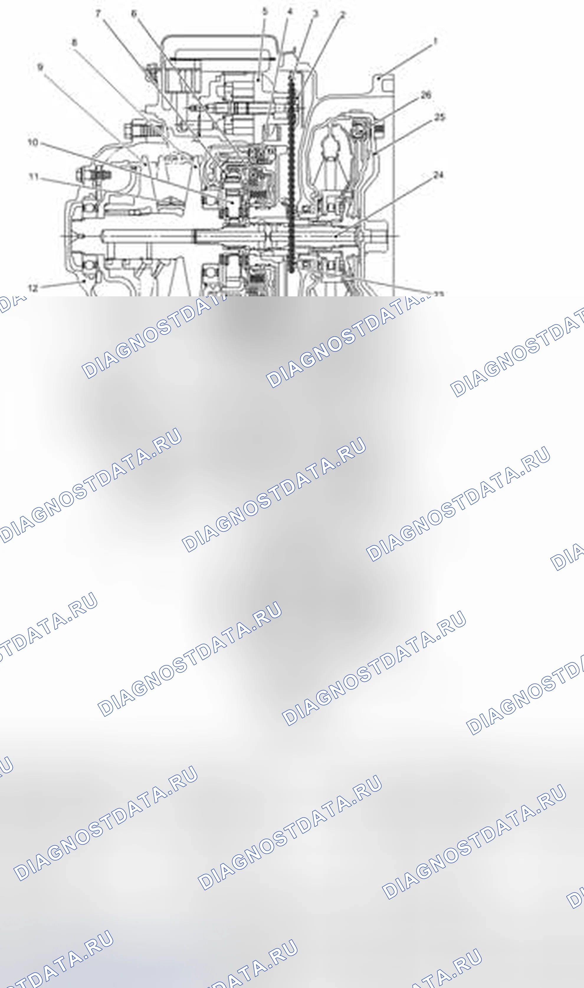 Рис. 2: CVT механическое описание. Suzuki SX4 I рестайлинг