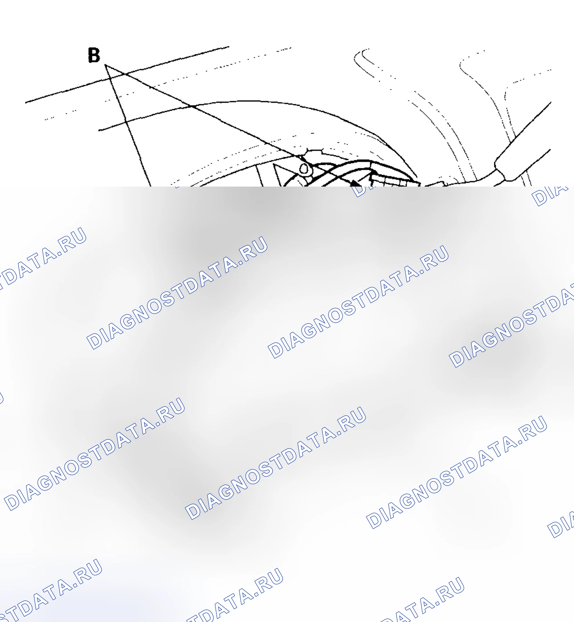 Рис. 13: Замена датчика в сборе. Honda CR-V II