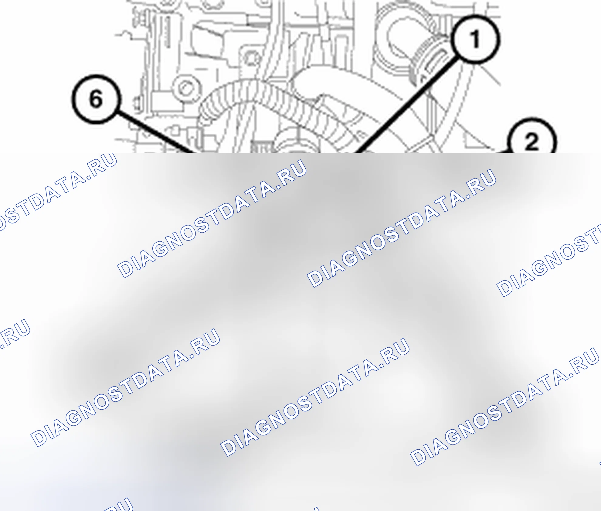 Рис. 7: ТОПЛИВНЫЙ ФИЛЬТР / ВОДООТДЕЛИТЕЛЬ. Chrysler Town & Country V