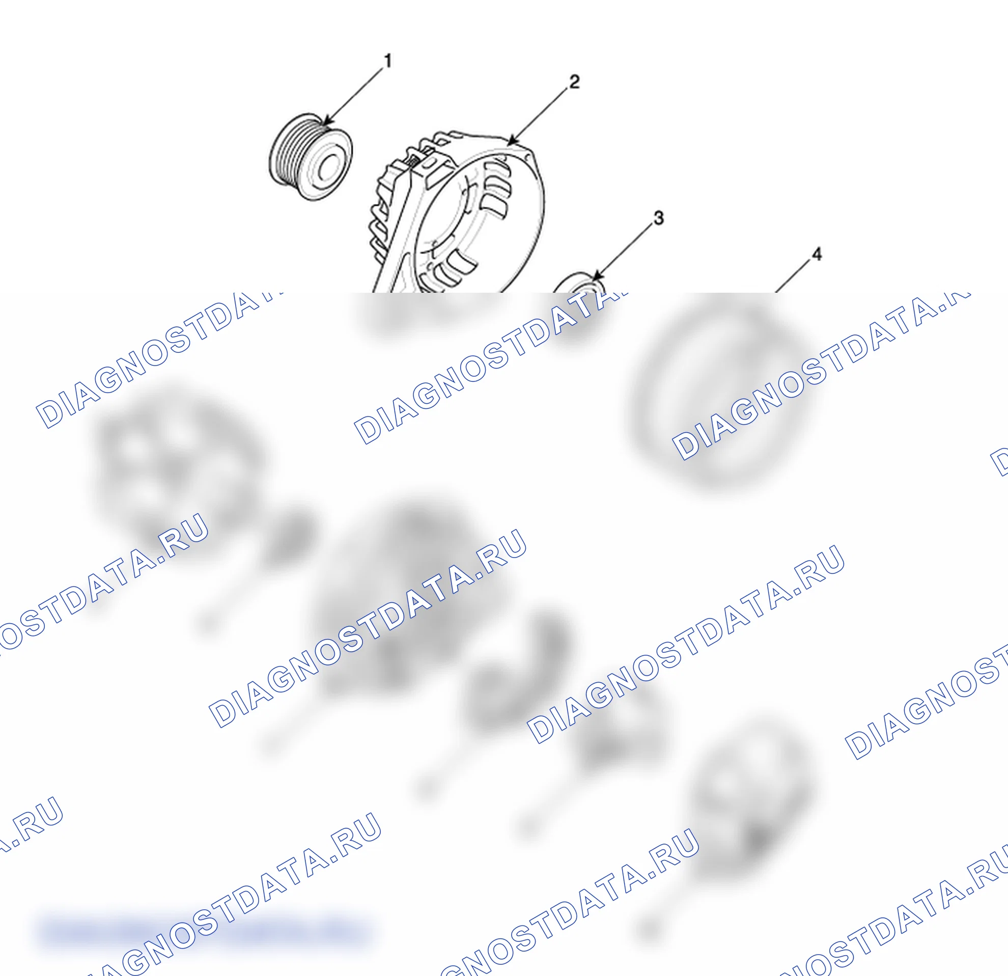 Детали генератора. Hyundai ix35 EL