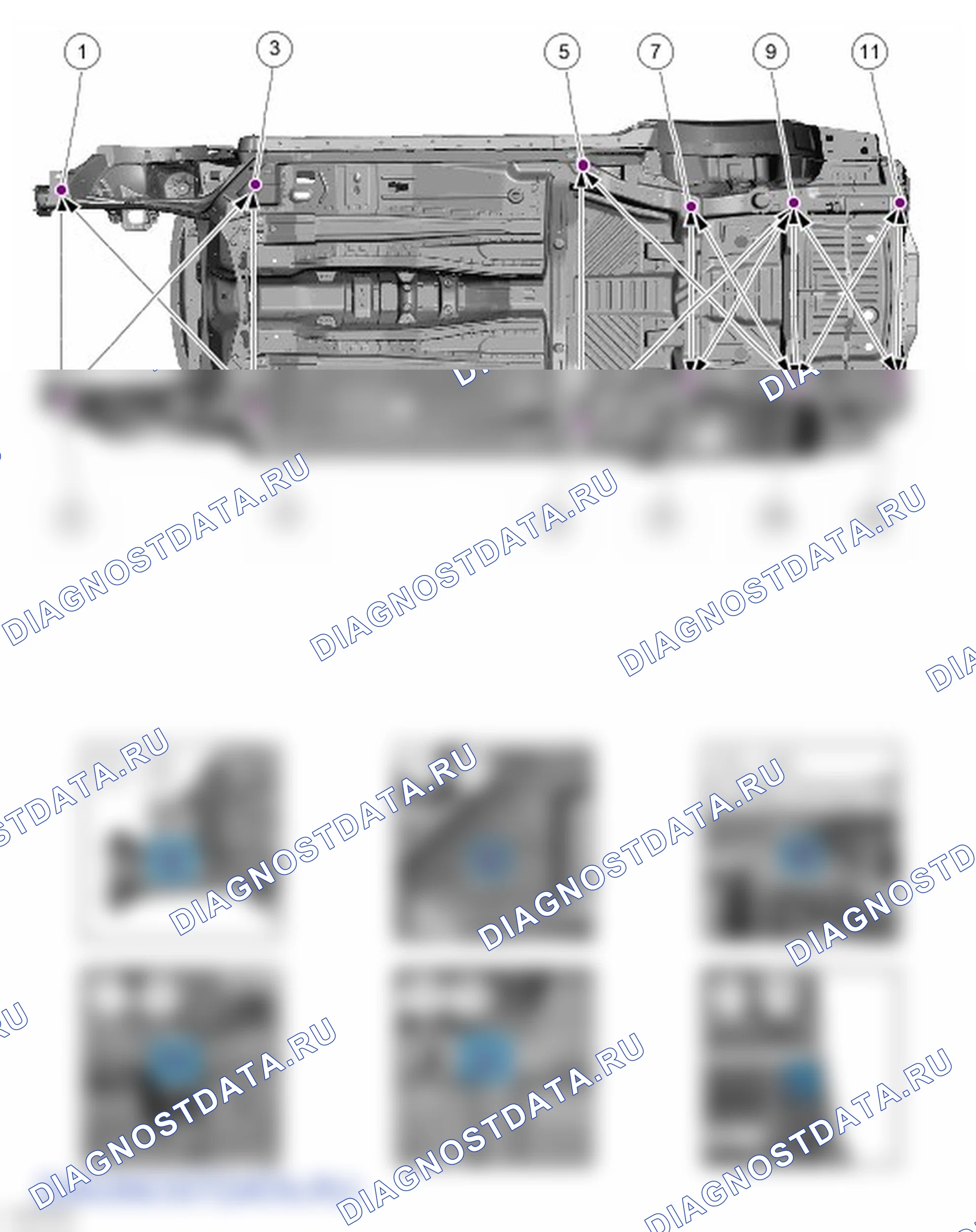 Как проверить подкузовные зазоры. Ford S-MAX II