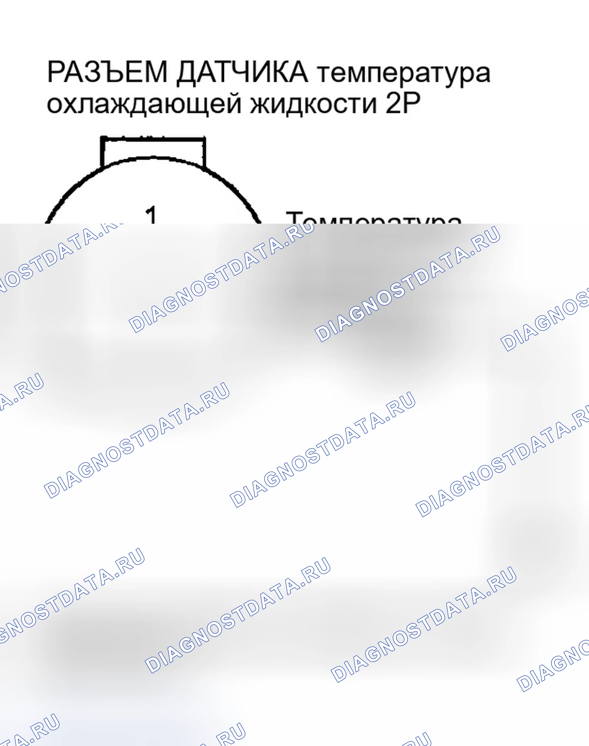 Рис. 104: расшифровка кода ошибки P0117: Низковольтная цепь датчика температура охлаждающей жидкости. Honda Accord VI