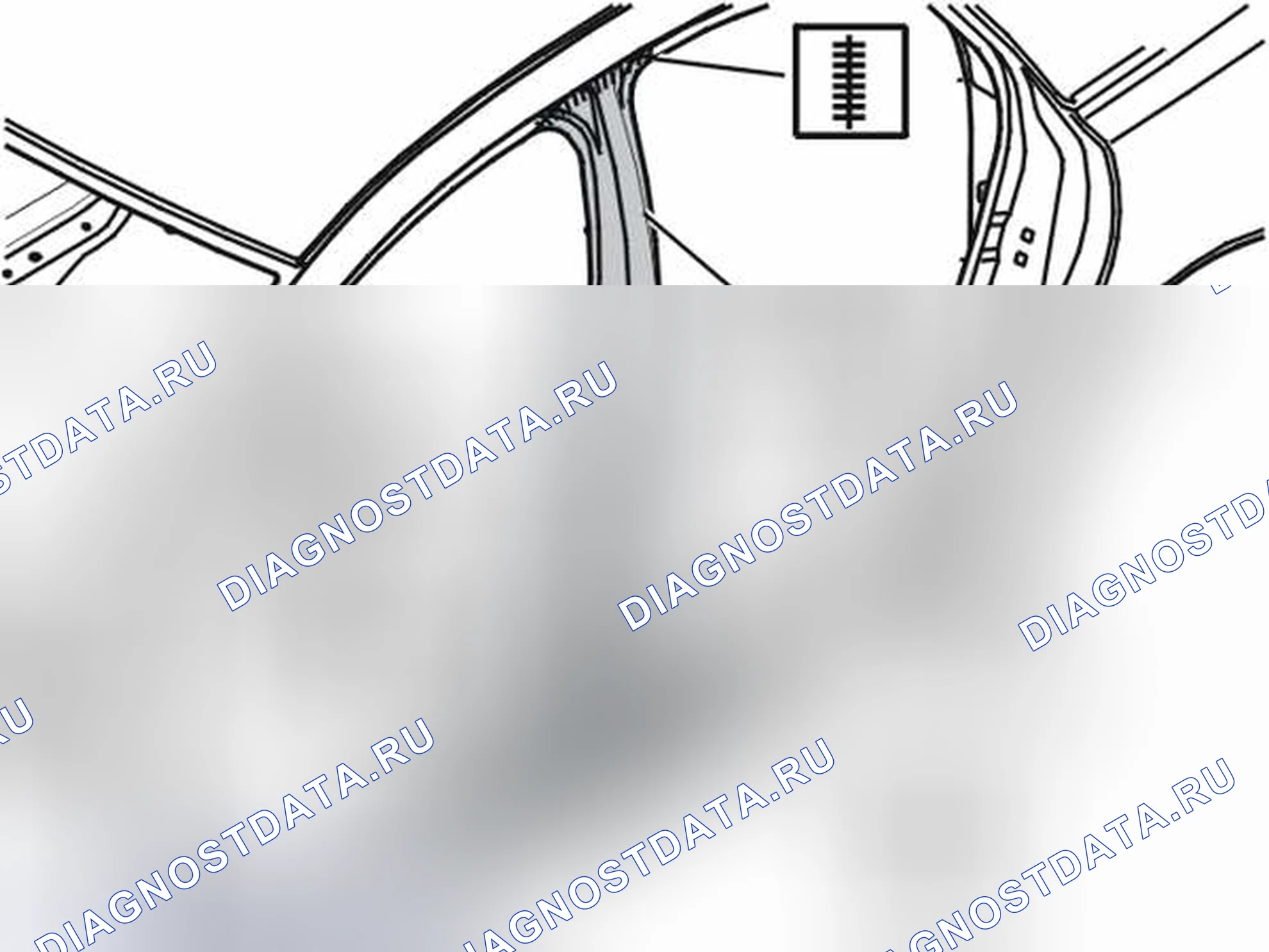 Рис. 114: УСТАНОВКА СТОЙКИ B. Volvo V50 I рестайлинг