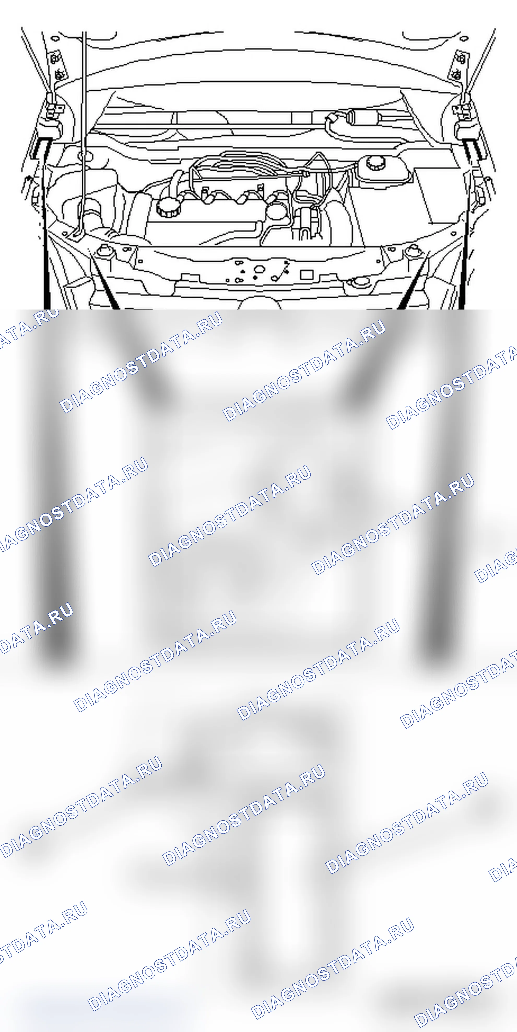 Установить и снять моторную траверсу вместе с MKM-883-2. Opel Zafira B
