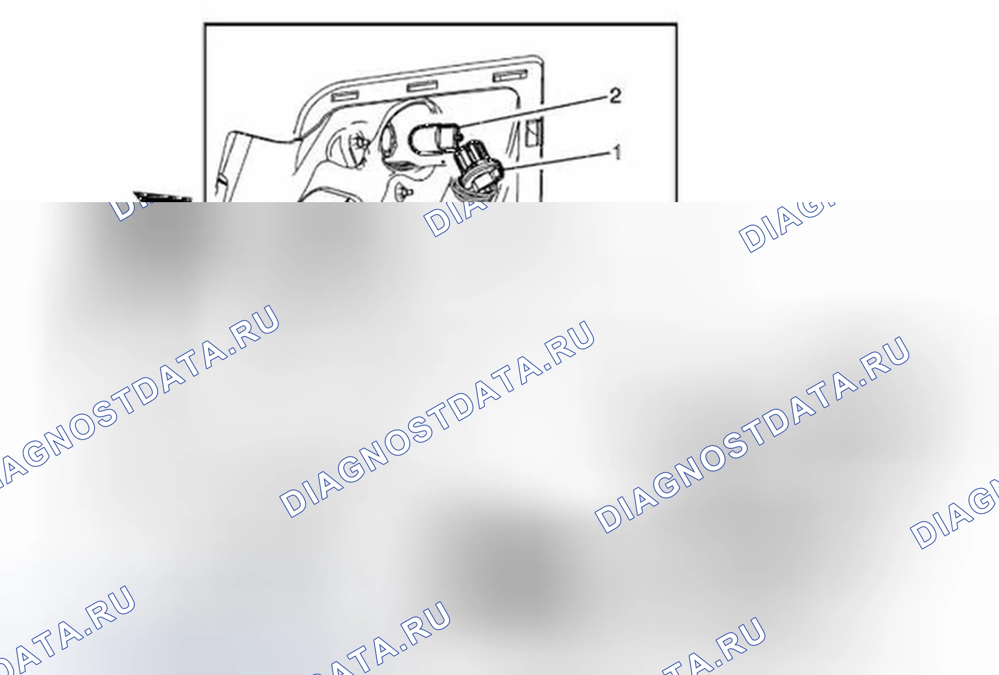 Рис. 49: Замена лампочки стоп-сигнала и хвостовой лампы (Encore). Buick Encore I