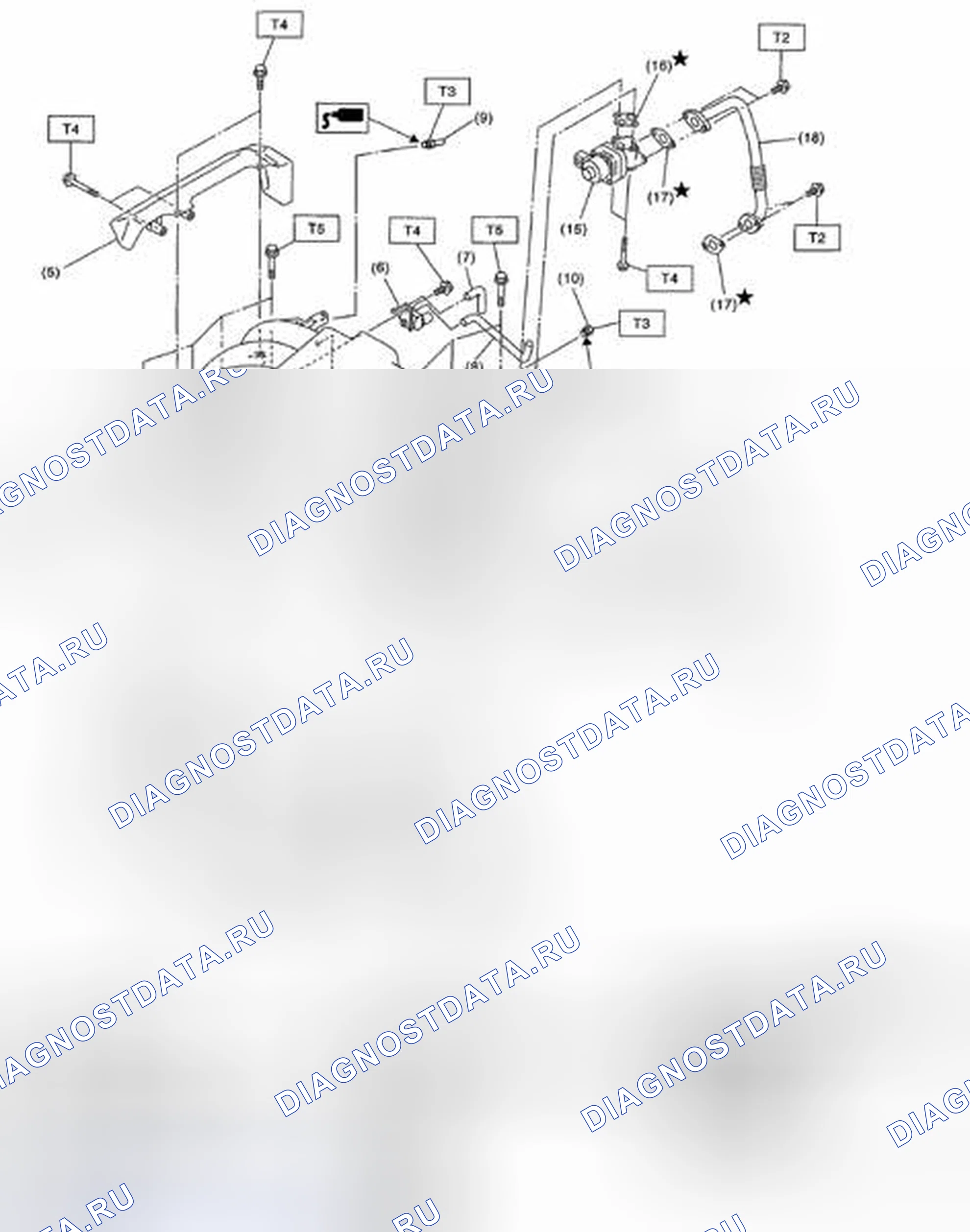 Рис. 381: ВПУСКНОЙ КОЛЛЕКТОР. Subaru Legacy BM/BR