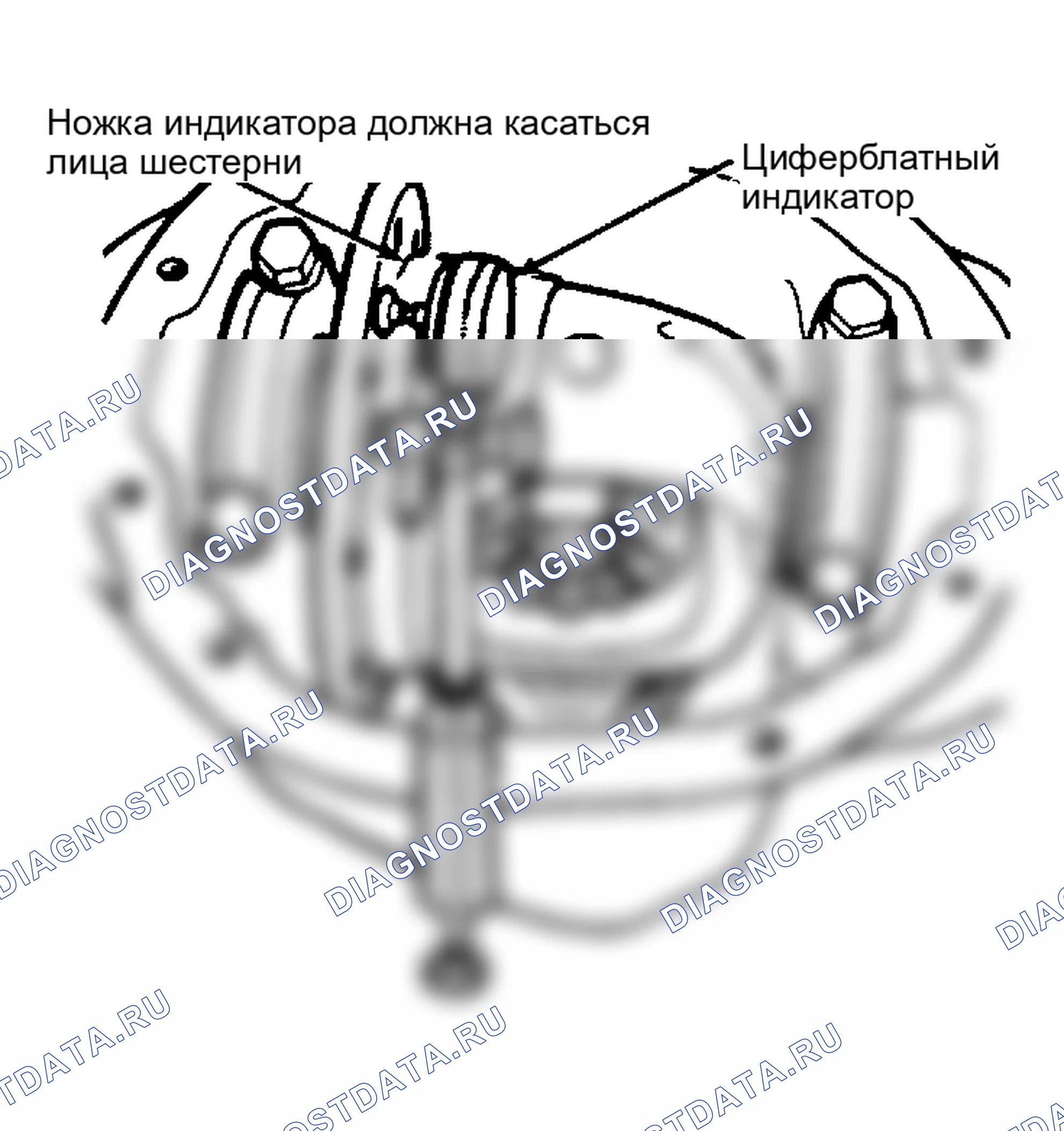 Рис. 6: Люфт торца дифференциального подшипника. AMC Eagle I