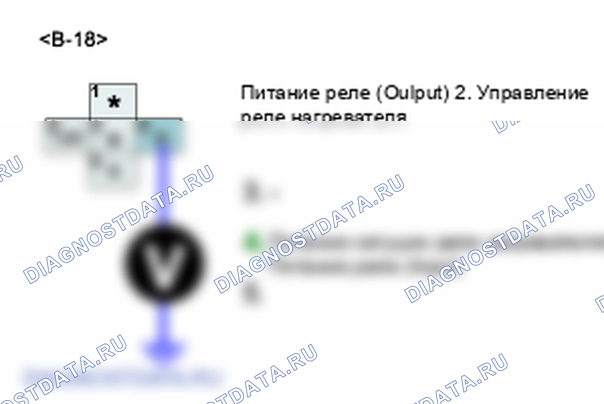 P1634: AUX. Неисправность нагревателя. Kia Sorento BL