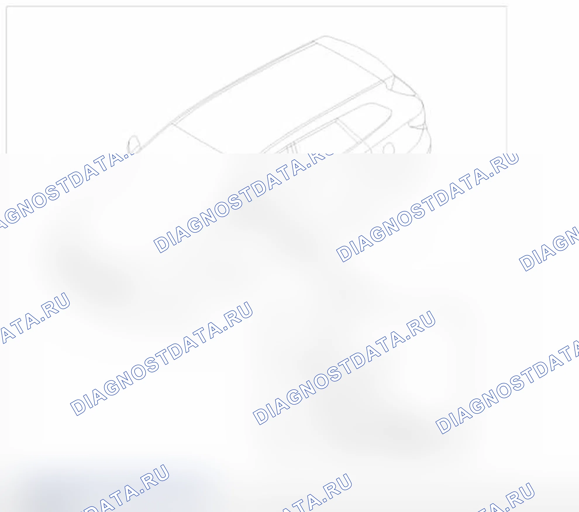 Рис. 28: Расположение компонентов. Hyundai Santa Fe III
