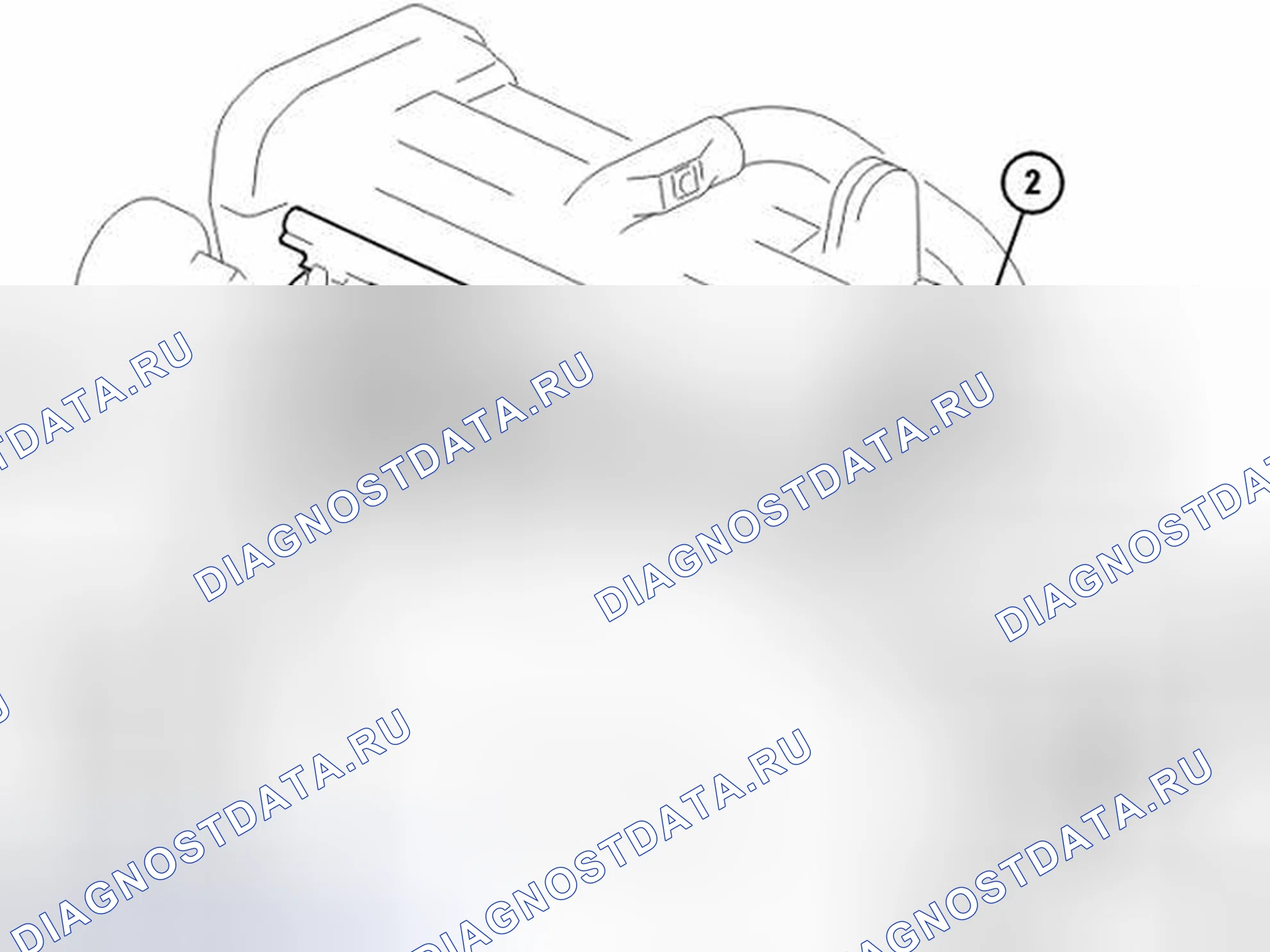 Рис. 18: Вентиляция картера, B6294T. Volvo S80 I рестайлинг