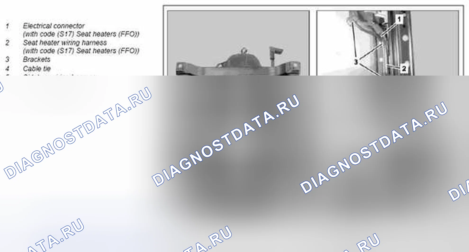 Рис. 129: Демонтаж / монтаж секции пенопласта спинки переднего сиденья - AR91.10-P-1120MCU. Kia Soul I
