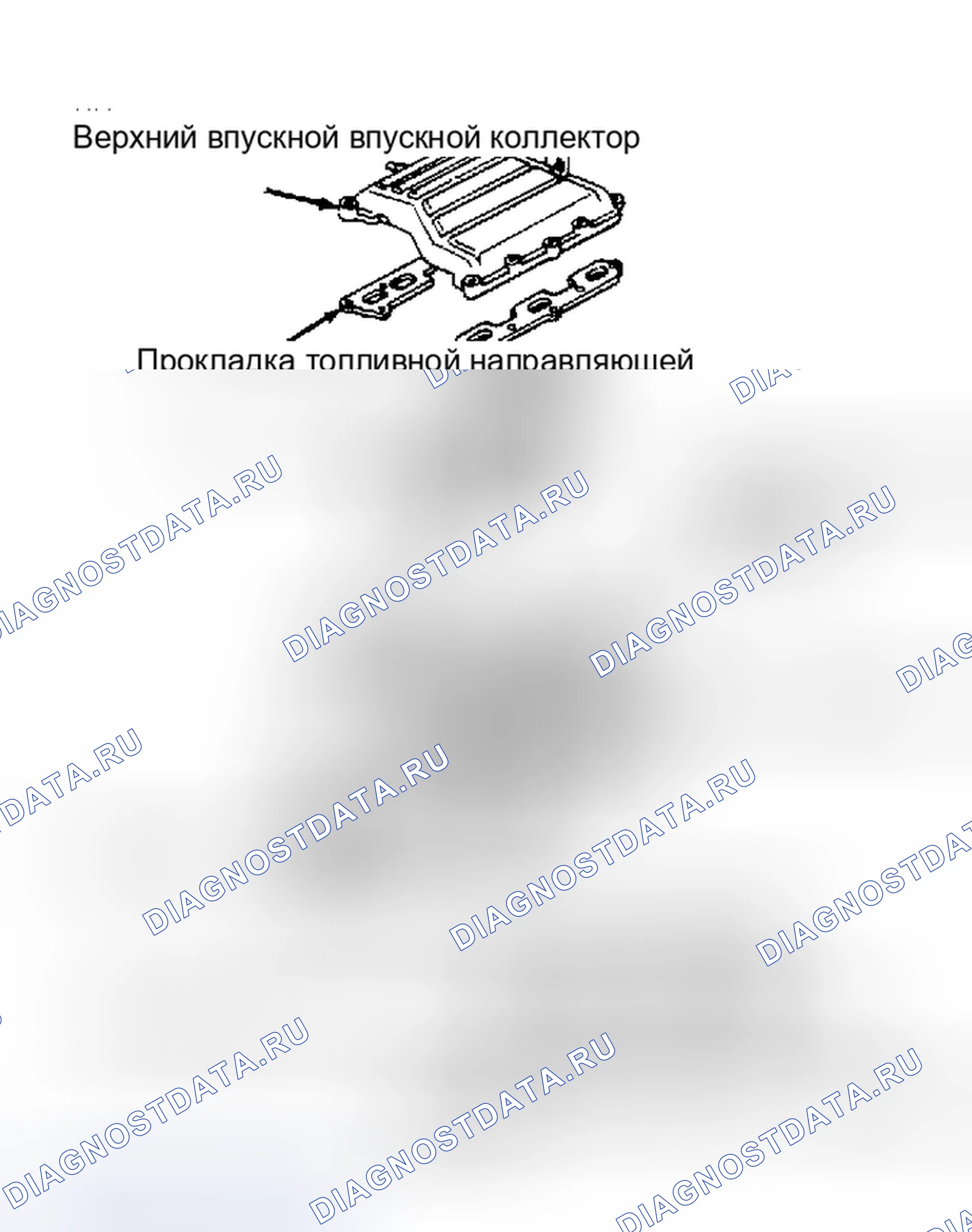 Рис. 3: Компоненты впускного коллектора VIN «W» и последовательность затяжки. Pontiac Firebird III