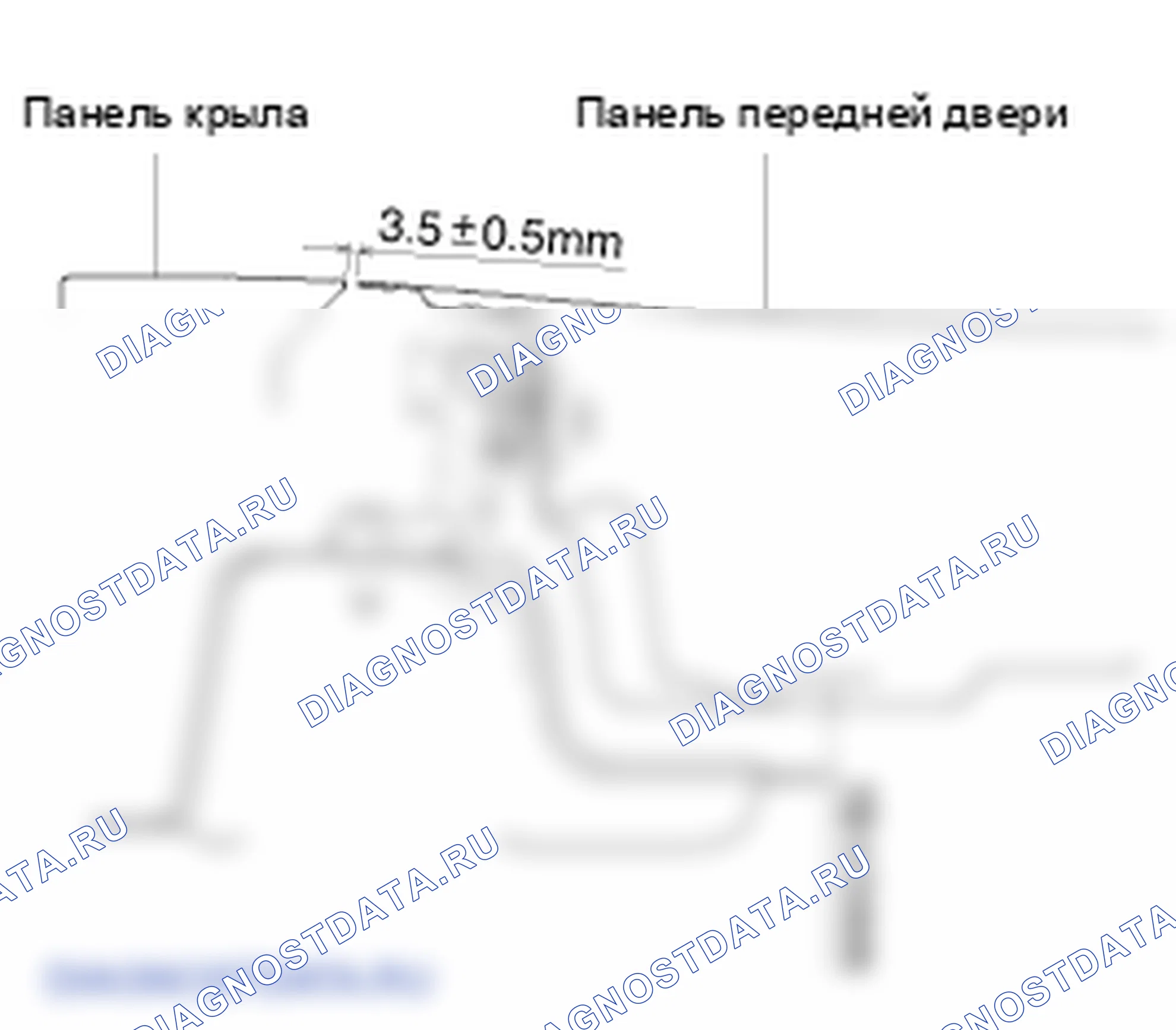 Размеры бокового корпуса. Hyundai Elantra V рестайлинг