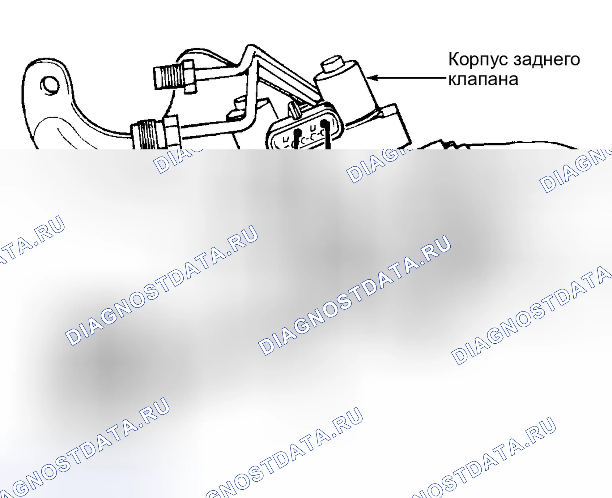 Рис. 38: Диагностический тест. Dodge Pickup R2500 AD pre