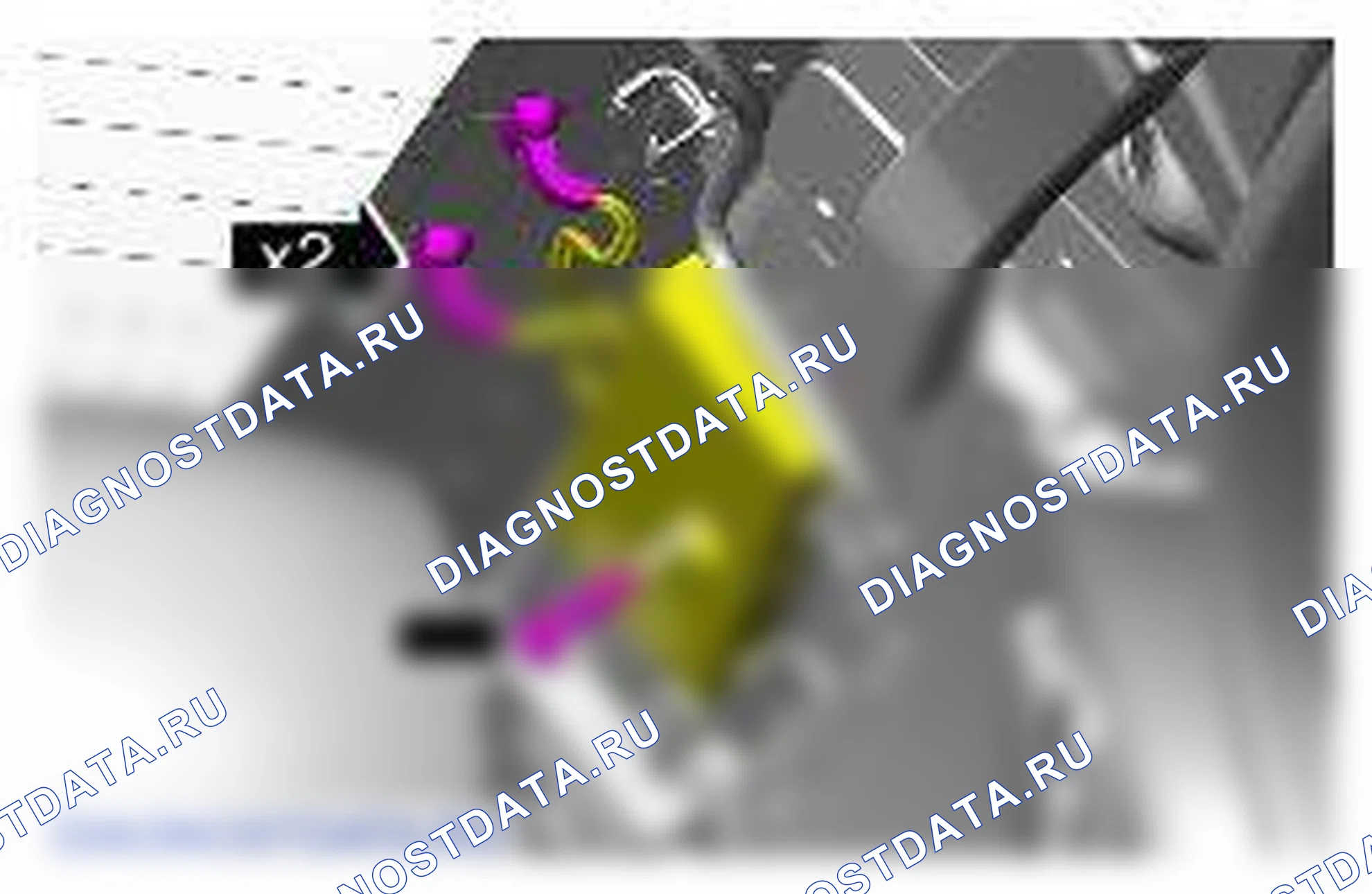 Рис. 2: ДЕМОНТАЖ. Jaguar XF I