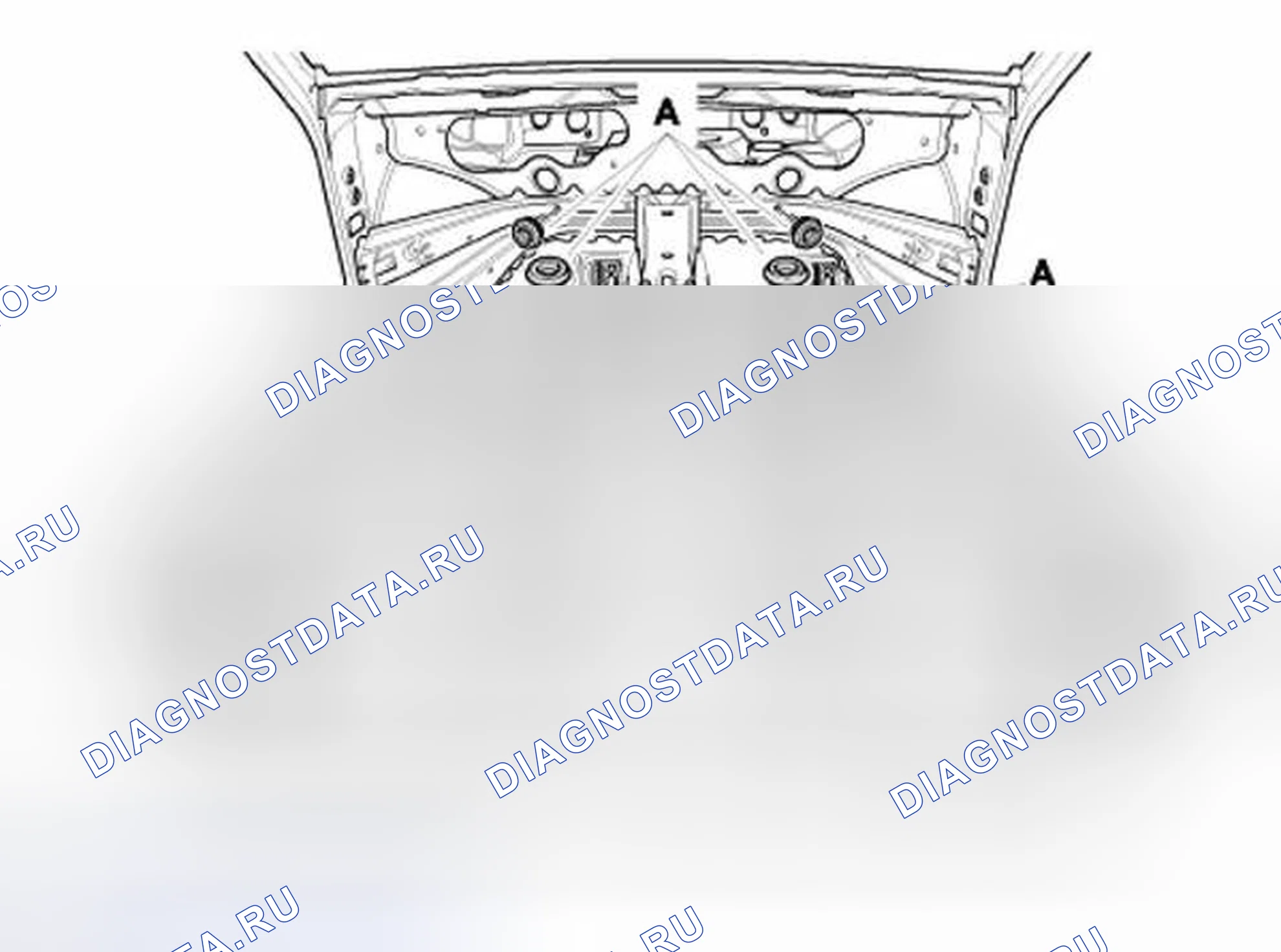 Рис. 11: Верх нижнего лонжерона и пол. Porsche Boxster 986