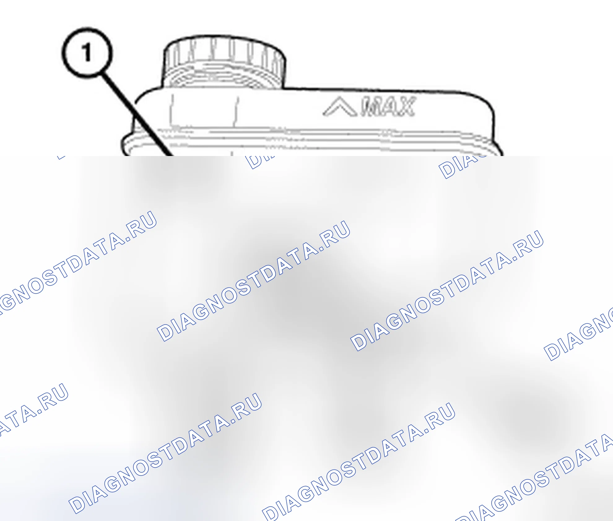 Рис. 13: УРОВЕНЬ ТОРМОЗНОЙ ЖИДКОСТИ. Dodge Nitro I