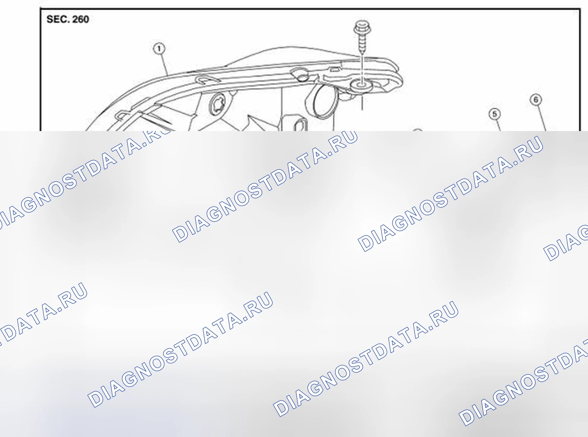 Рис. 39: Разборка и сборка. Nissan Sentra B16 рестайлинг