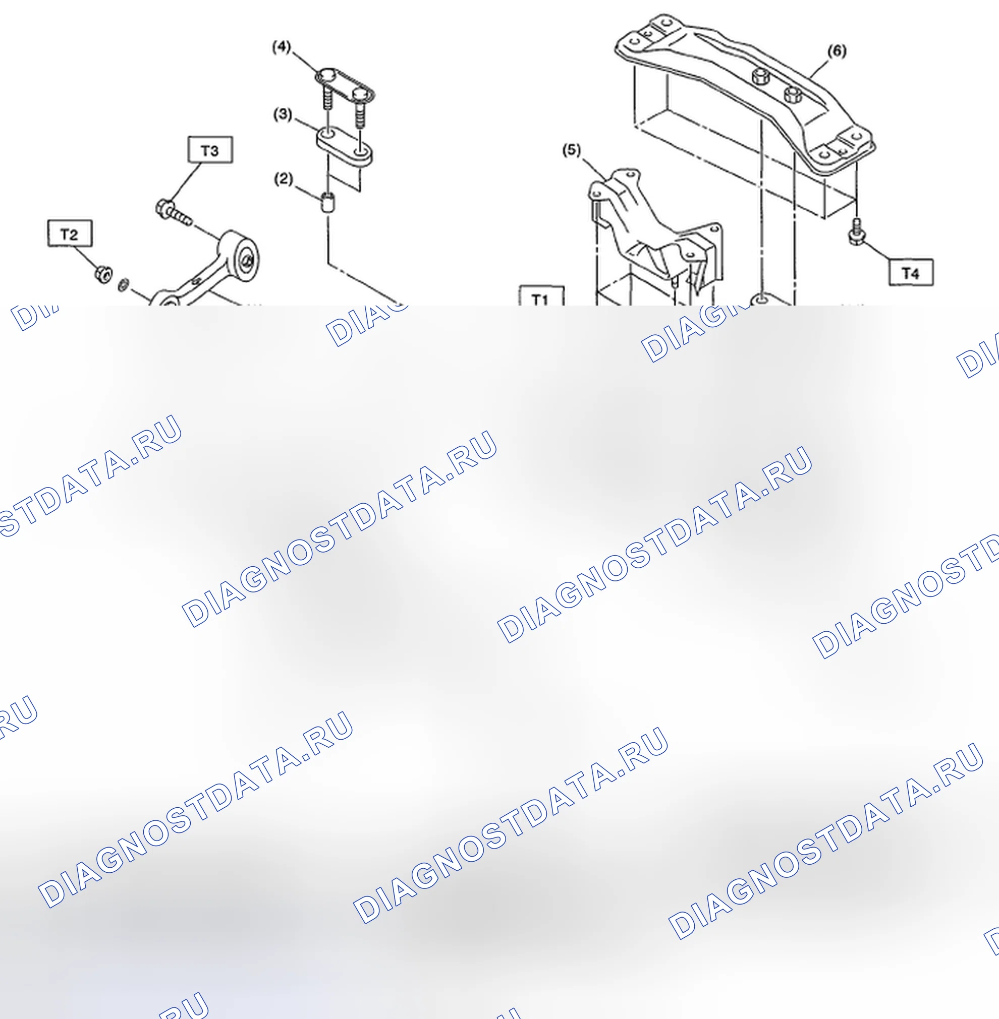 Рис. 217: МОНТАЖ КОРОБКИ ПЕРЕДАЧ. Subaru Impreza WRX GH