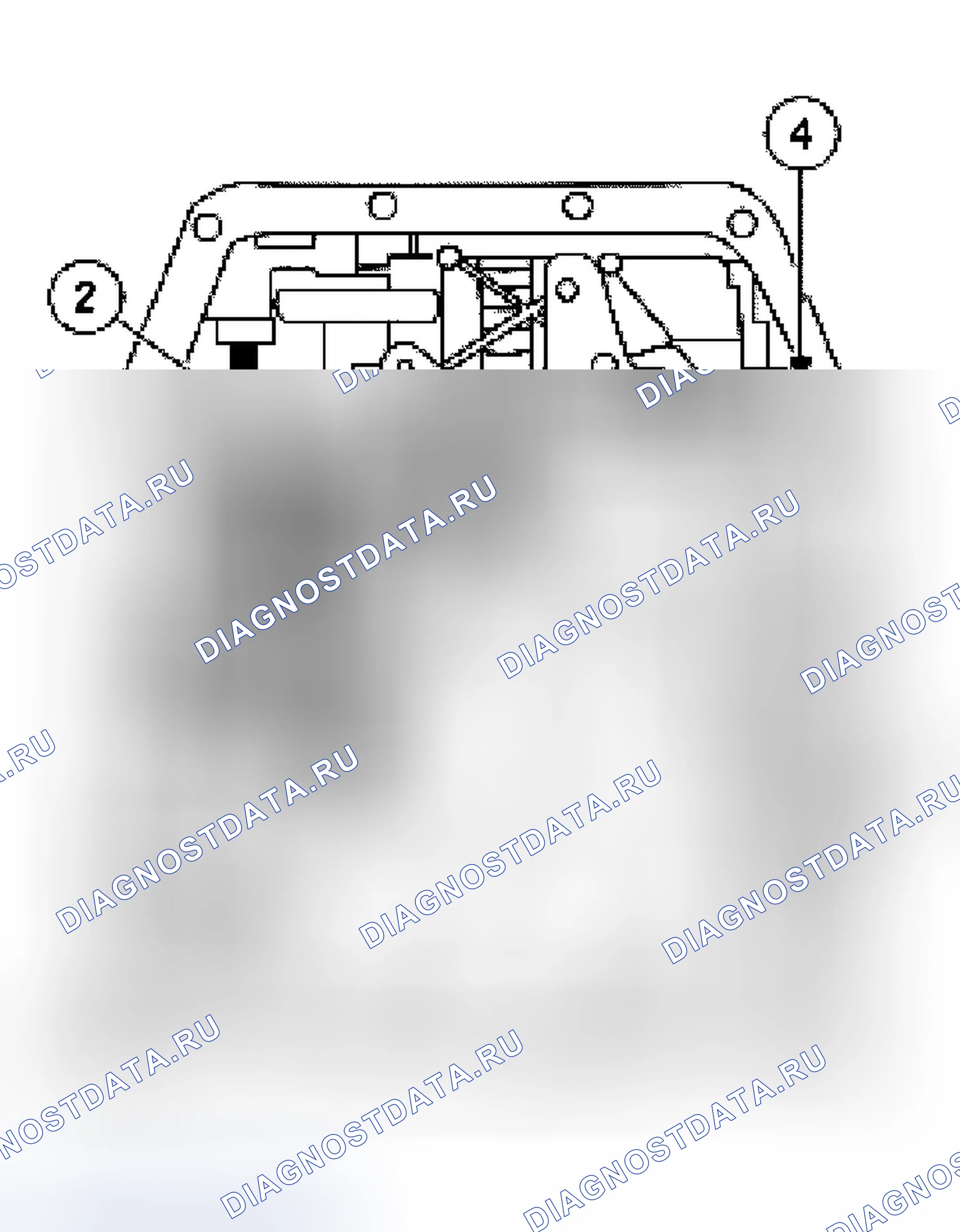 Рис. 188: Демонтаж. Ford Mustang IV рестайлинг