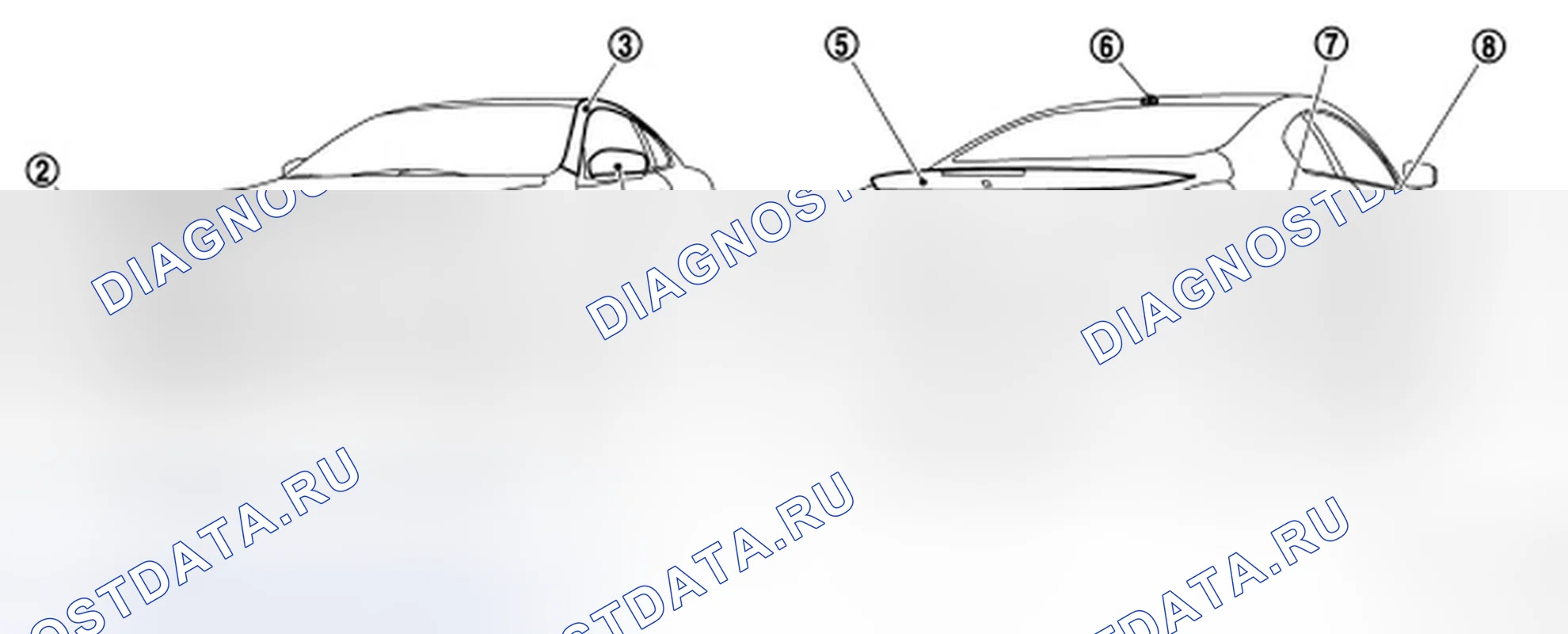 Рис. 272: Цвет наружной краски кузова. Infiniti Q60 I