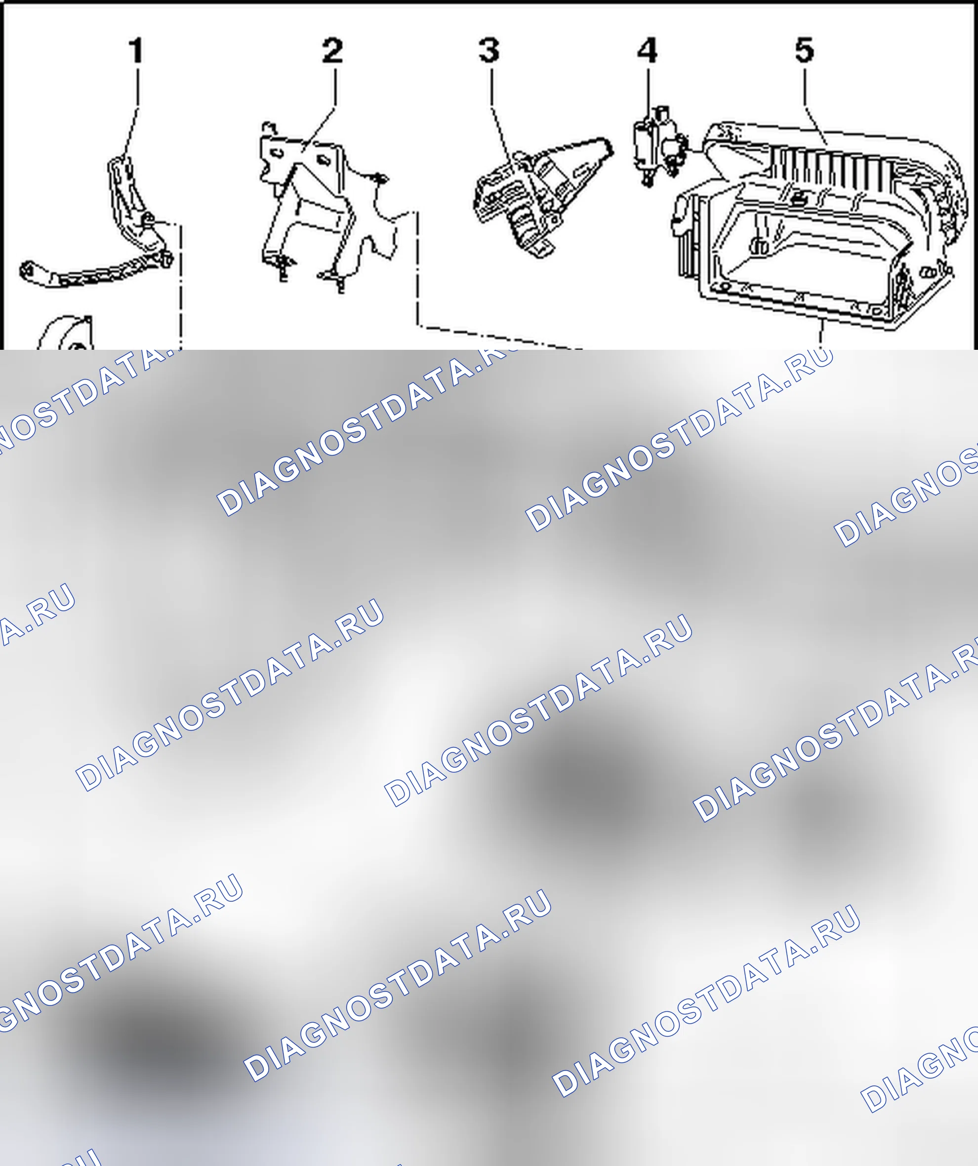 Рис. 44: НАГРЕВАТЕЛЬ. Volkswagen Passat B6