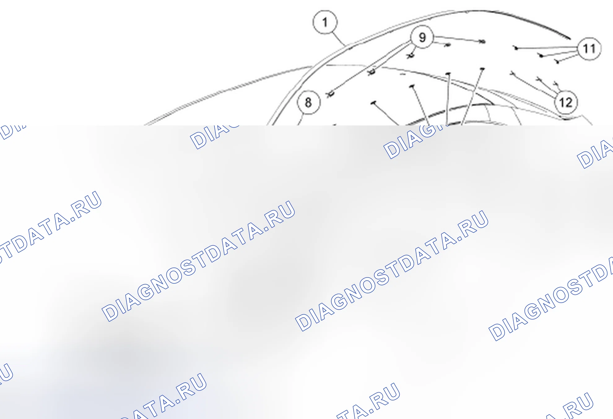 Рис. 55: Формовка кювета крыши. Hyundai ix55 I