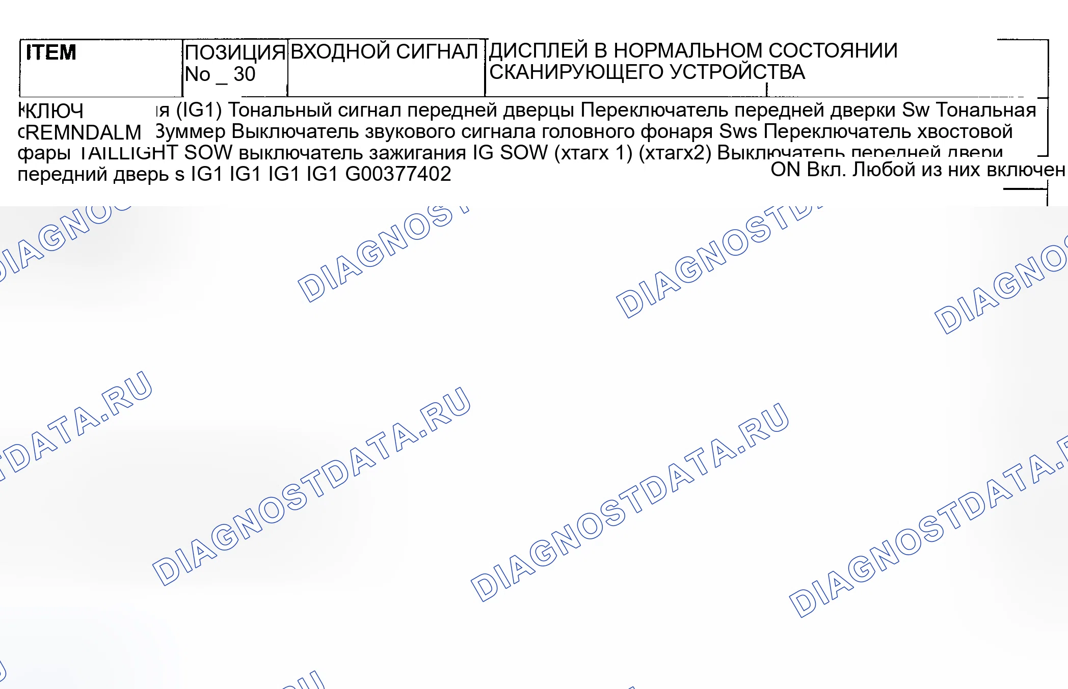 Рис. 9: Зуммер. Mitsubishi Lancer IX рестайлинг