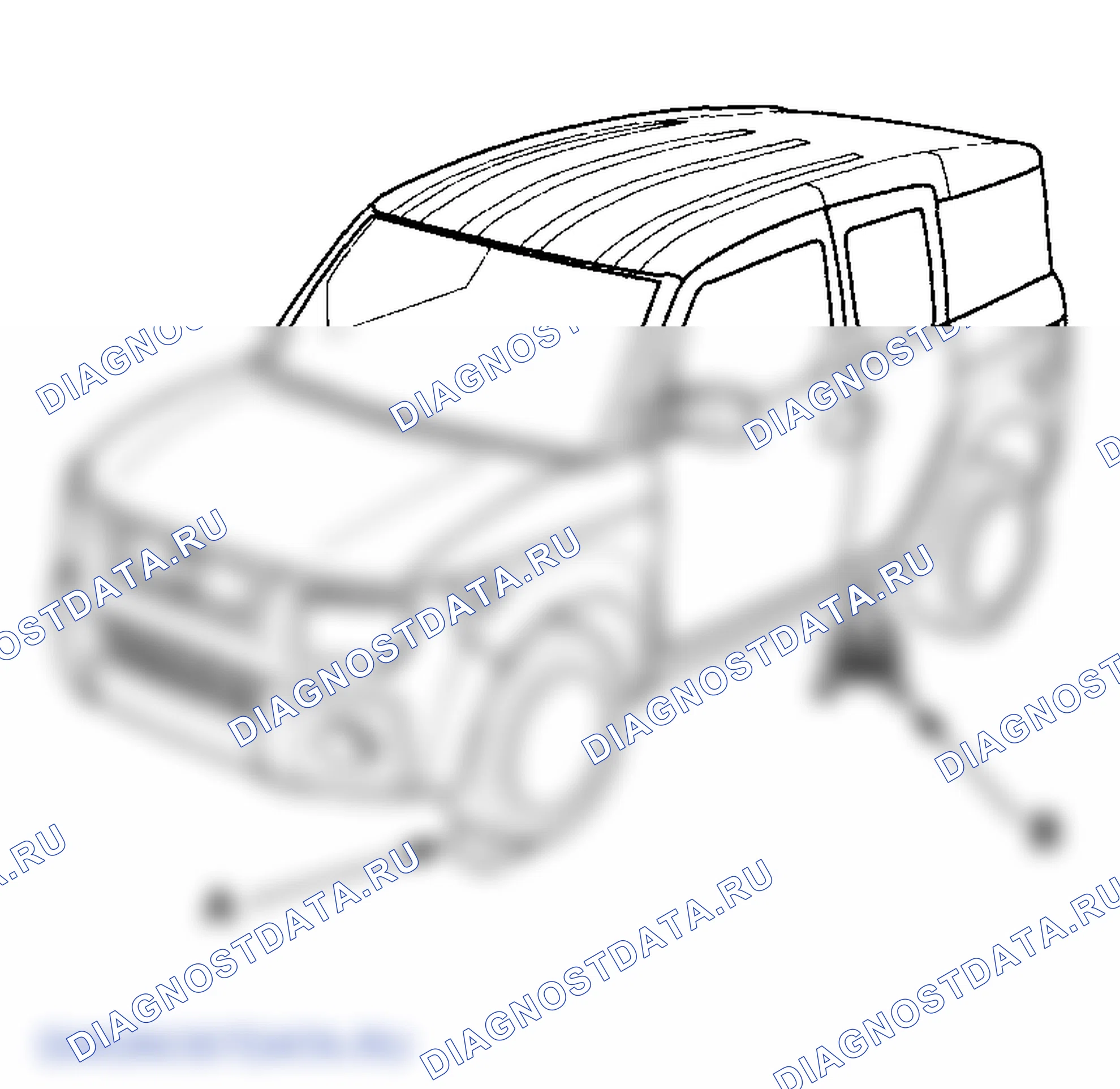 Рис. 69: Замедление на передачах заднего хода (режим 4WD). Honda Element YH2