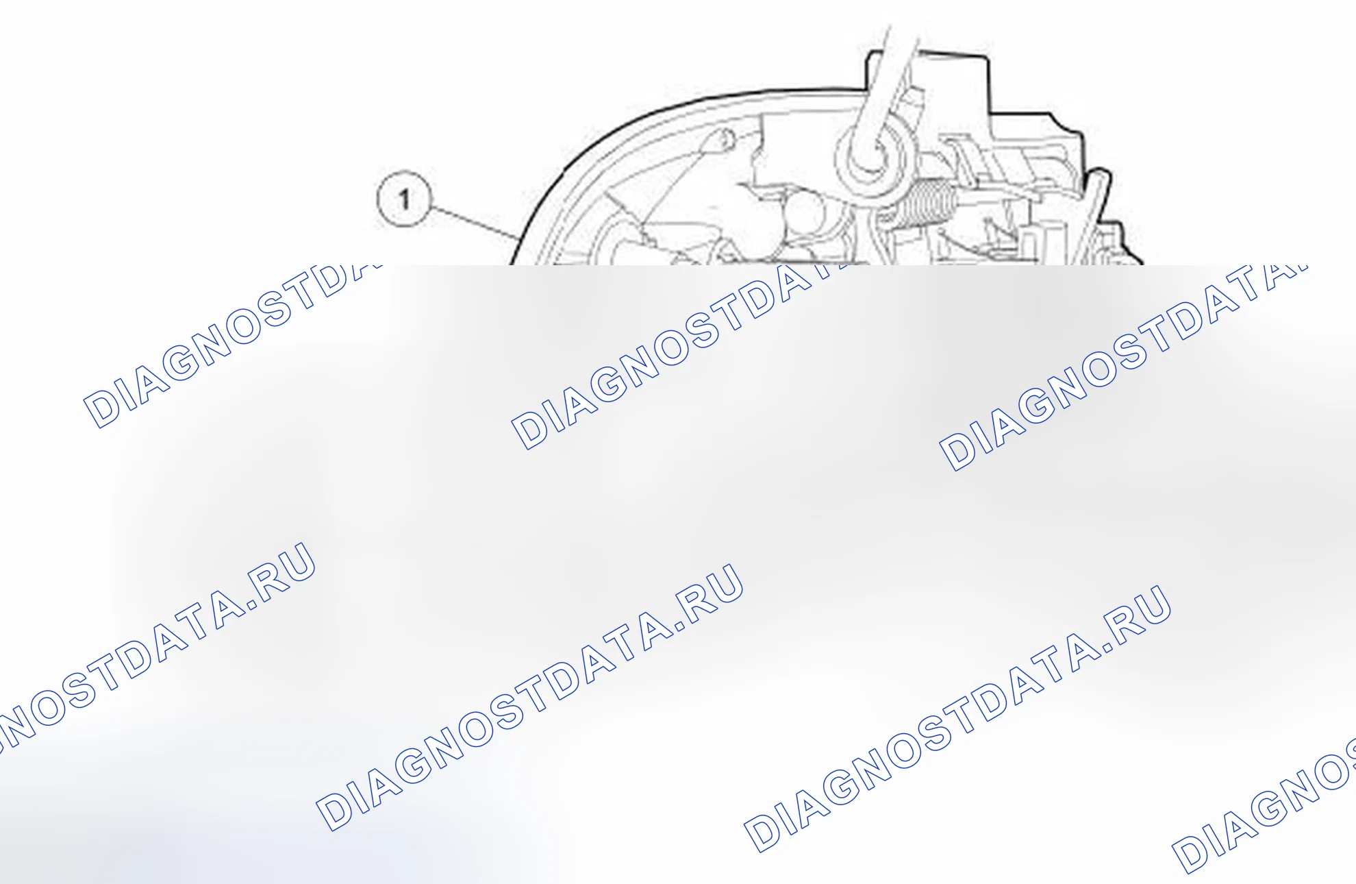 Рис. 53: Цилиндр дверного замка. Ford Expedition III